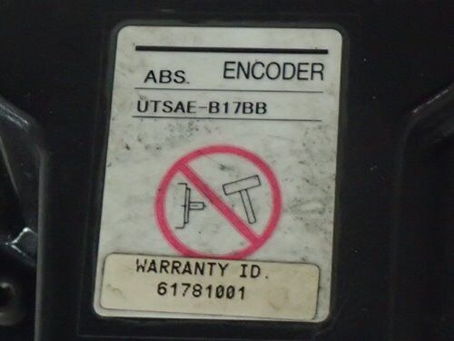Yaskawa Sgmgh-44A2a-Yr14,Utsae-B17bb Ac Servo Motor,200V,4400W,1500,Ex
