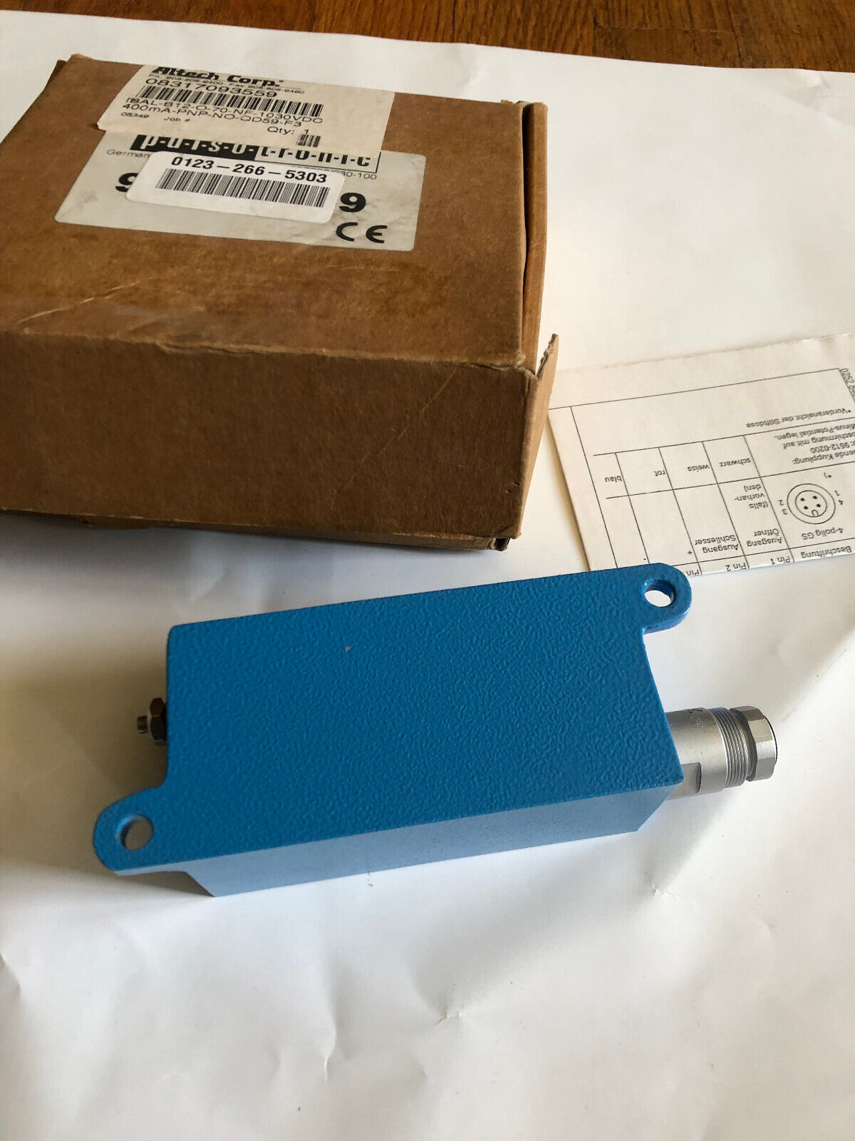 New Pulsotronic 9809-3559 Sensor,9809-3559,Sd 4 K,Ar