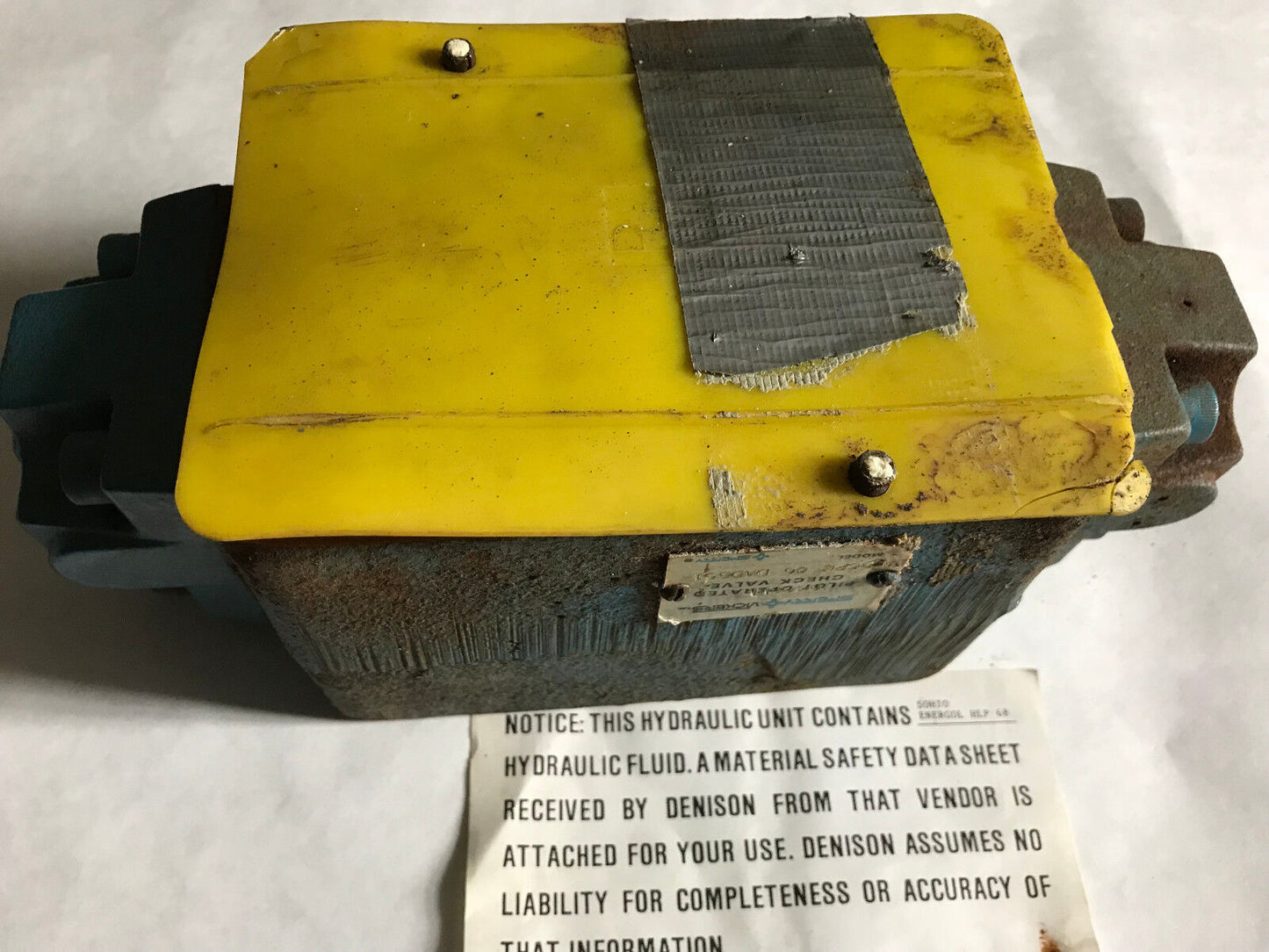 Sperry Vickers D84ccll,F3dgpc 06 Dadb51 Hydraulic Pilot Operated Check Valve,Ah