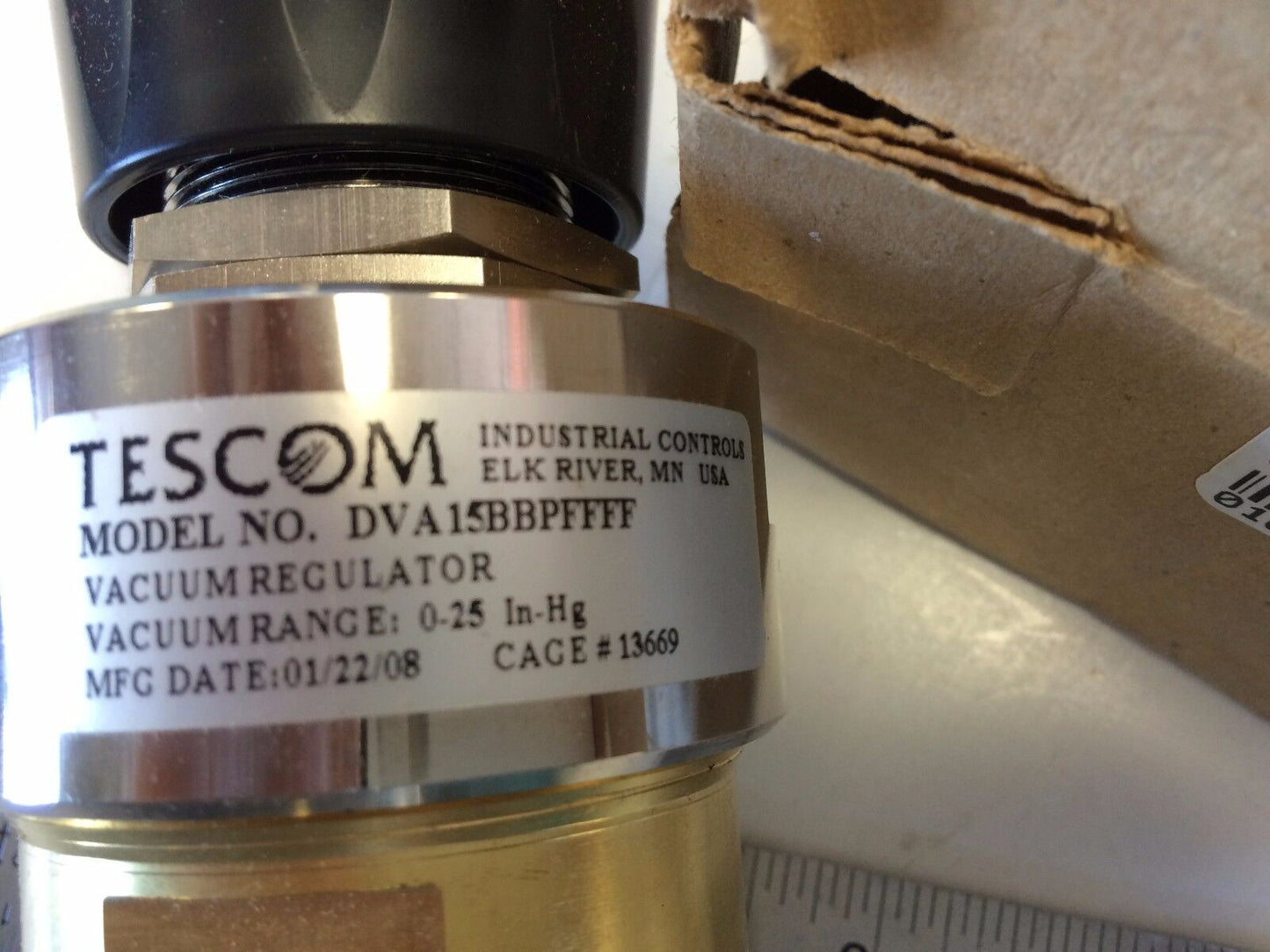New Tescom Dva15bbpffff Pressure Regulator Vacuum, Tescom Dv A 15Bbpffff,Cg