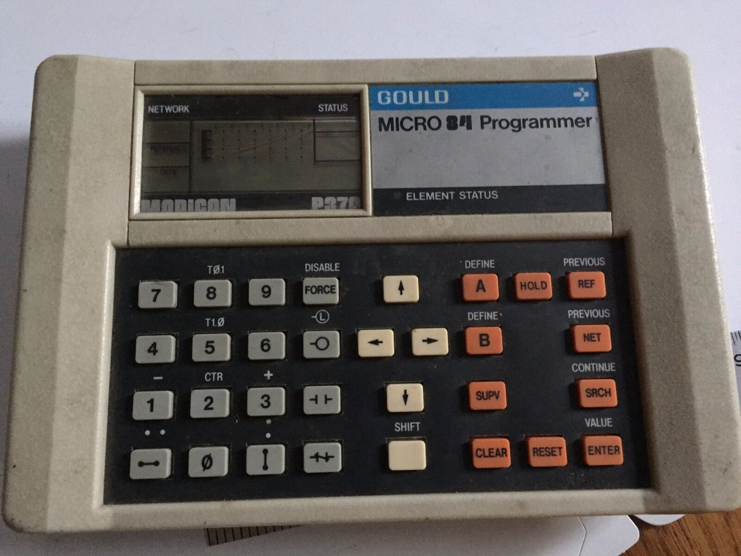Gould P370-001 Modicon P370 Micro 84 Programmer Terminal Asp370000 ,Bl