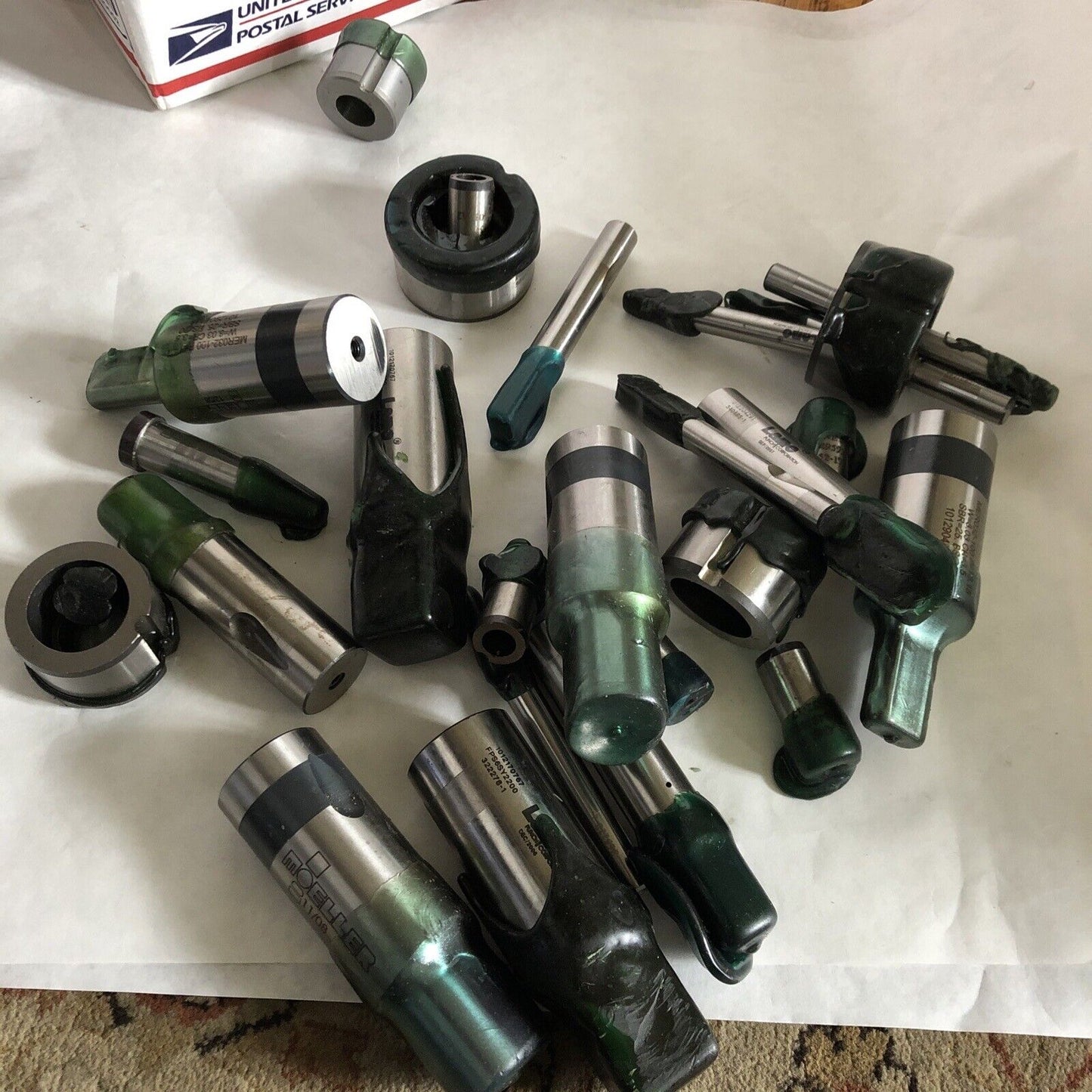 Lot 25 Ball Lock Punches & Die Buttons,Lane Punch 376394-1,Moeller Mer032-100,Ac