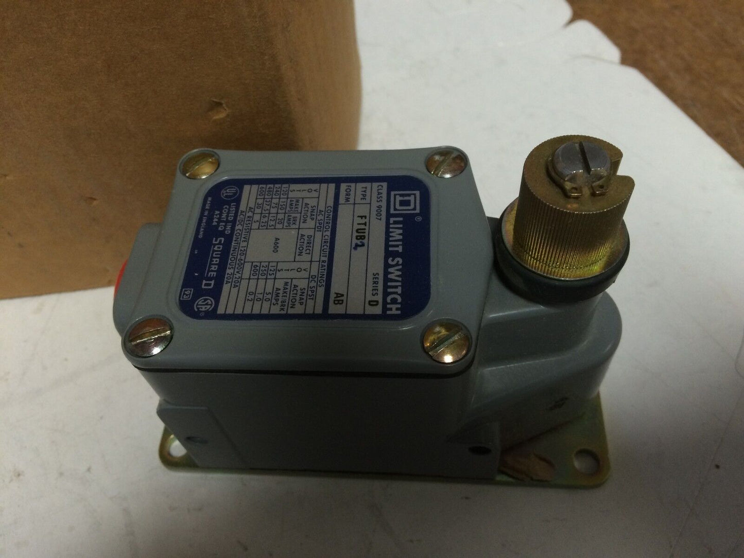 New Square D 9007 Ftub 2 Schneider Limit Switch 9007 Ftub 12Amp T+Ft +Options,Ay