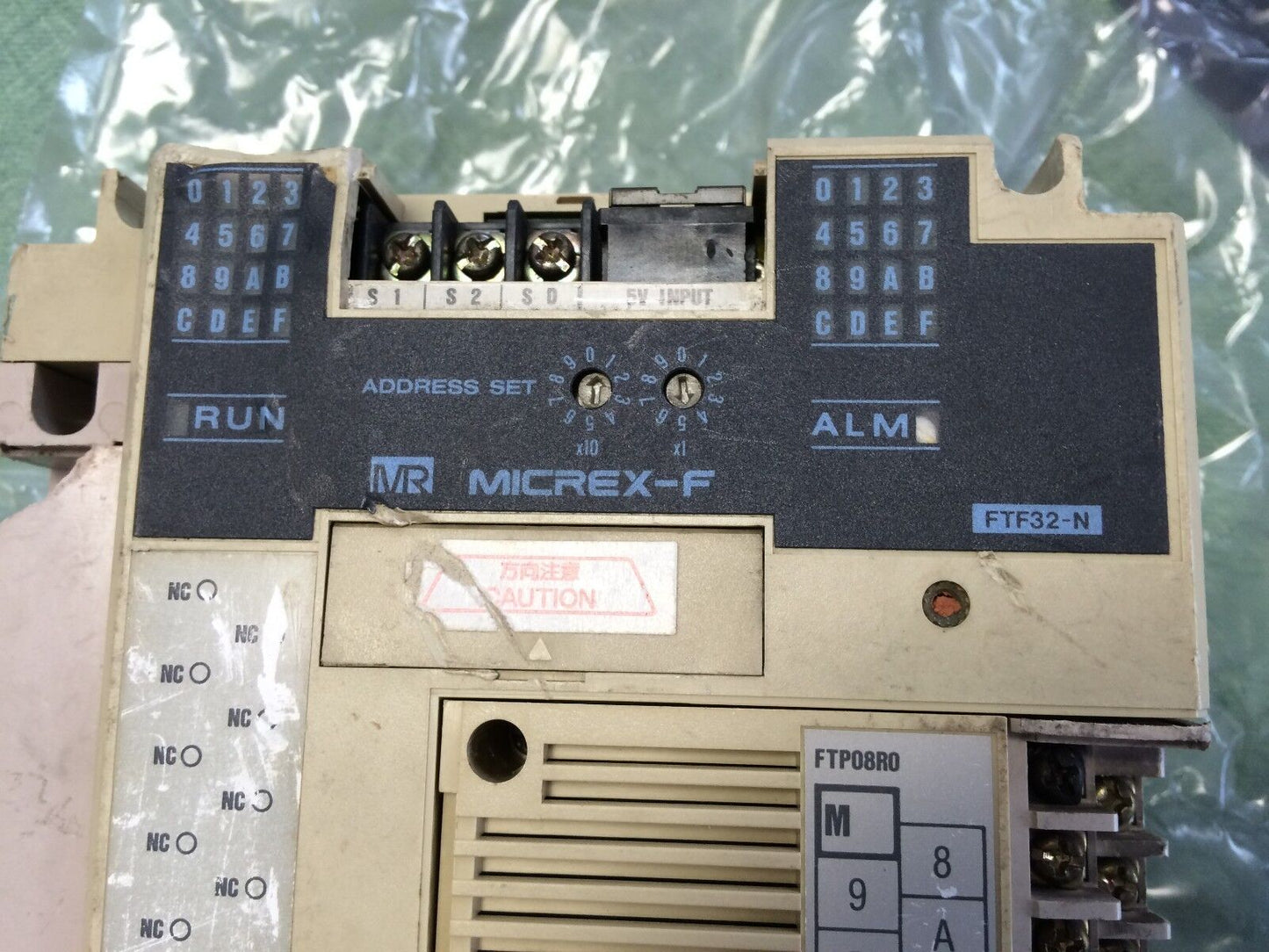 Fuji Electric Plc Module Mr Micrex-F, Ftf32x-N (Dirty And Scratched Surfaces),Cf