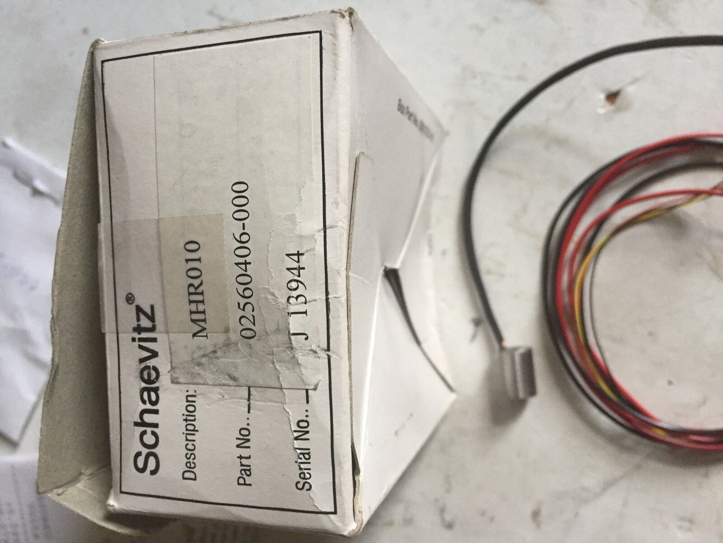 New Schaevitz Mhr010,02560406-000 Sensor/Transducer,Fg
