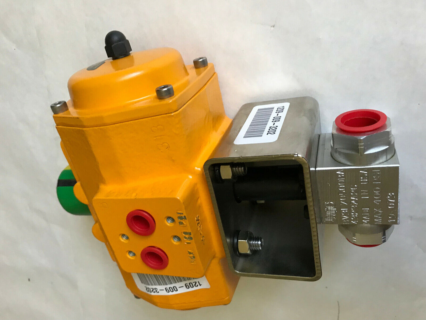 1/2" Npt Dmic Bv3lz0500ba Pneumatic Actuated Valve,4323Za2c,Max 400 Psi,10073,Sf