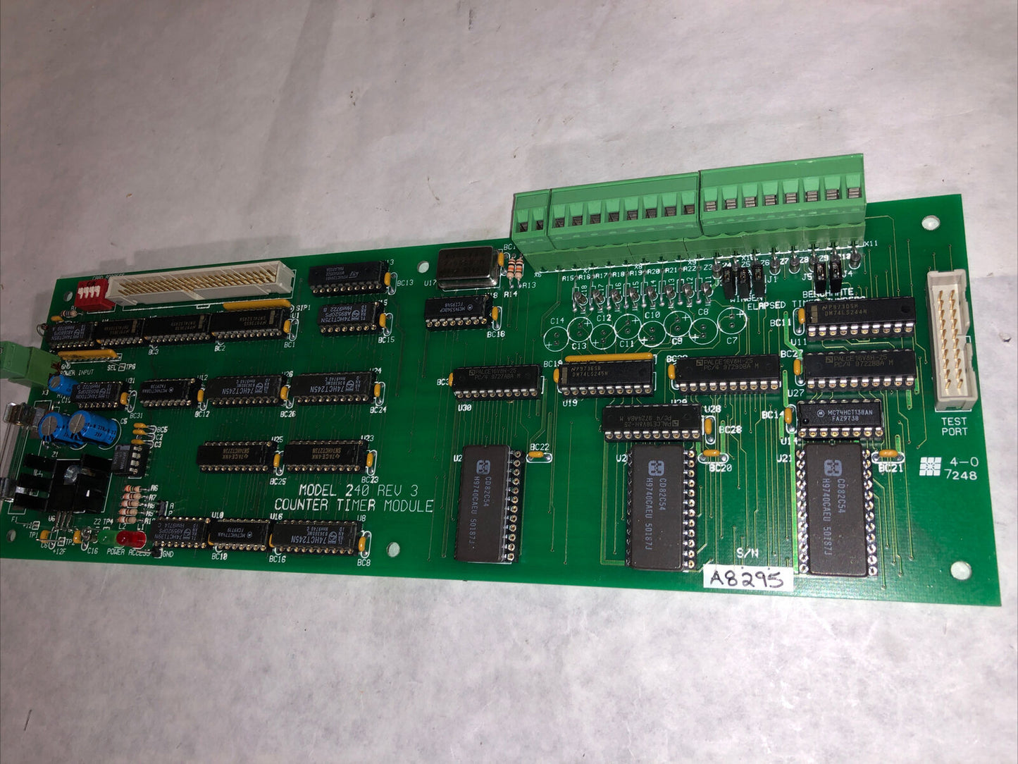 Sciemetric 240 Rev.1 , Rev 3 Counter/Timer Module 240 Rev 1 Cpu,Ae,Fg