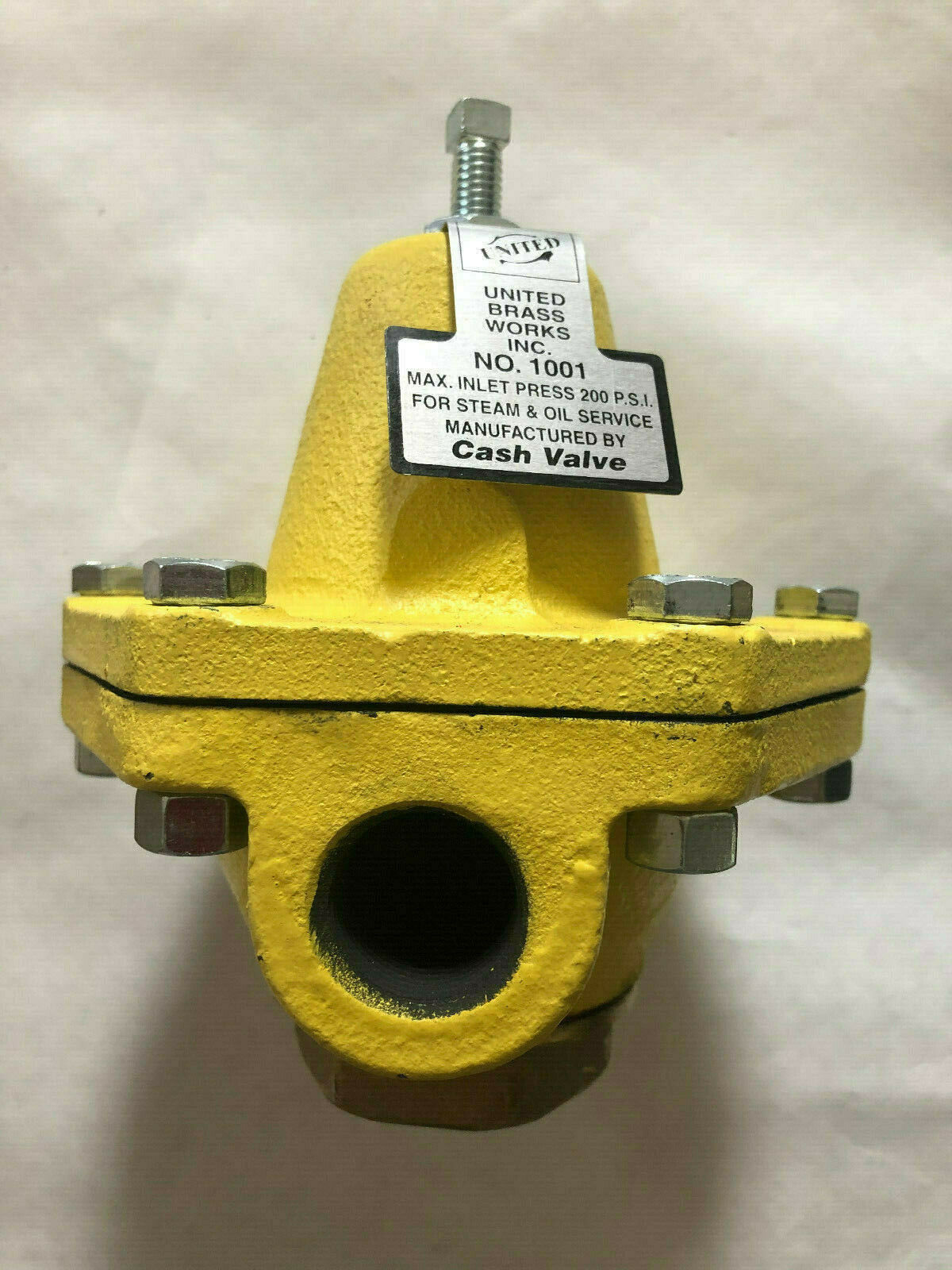 New 1 1/2" Cash Valve United 1001 Live Steam Pressure Reducing Regulator 200Psi