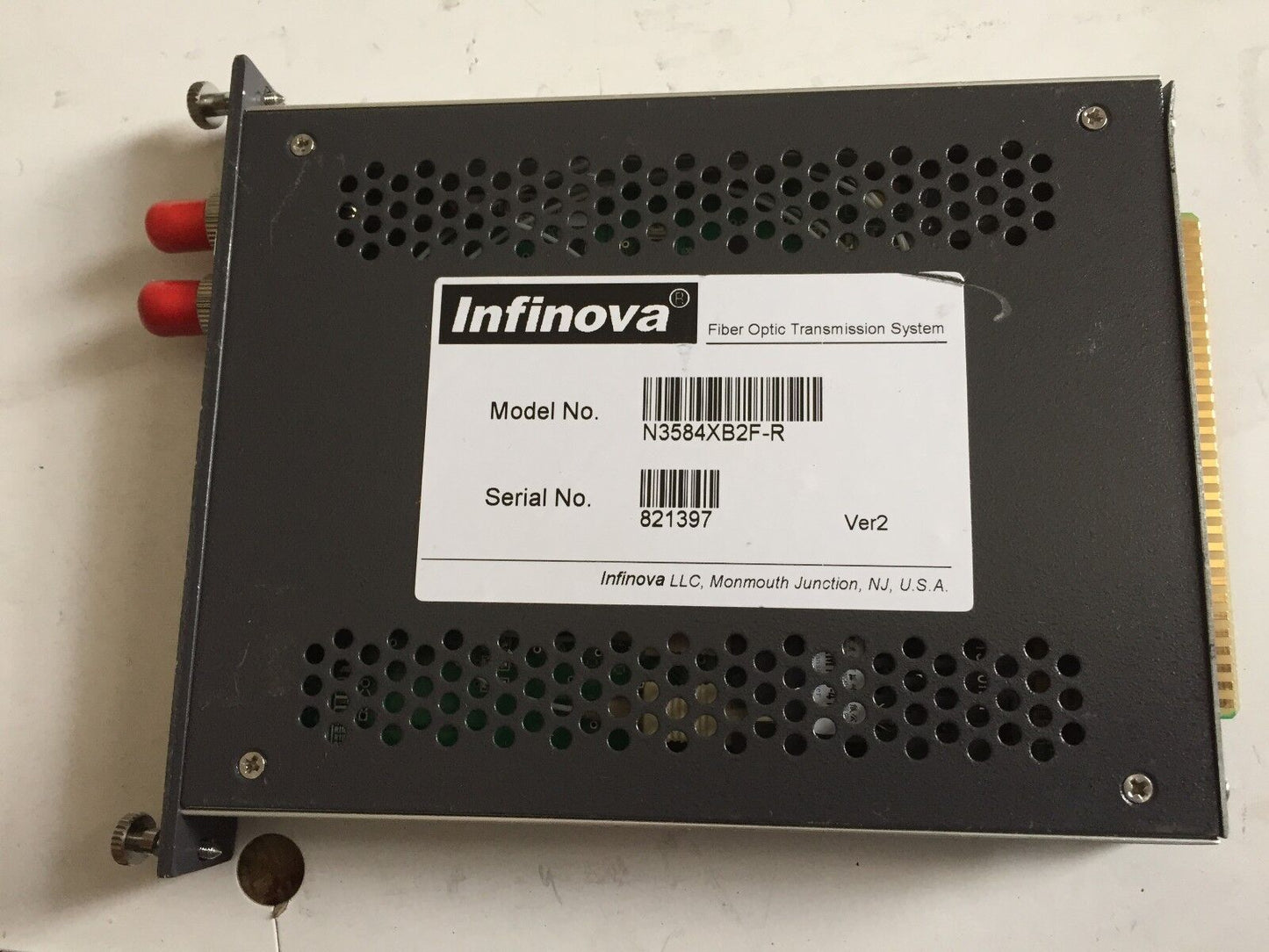 Infinova N3584xb2f-R Fiber Optic Module ,Cf