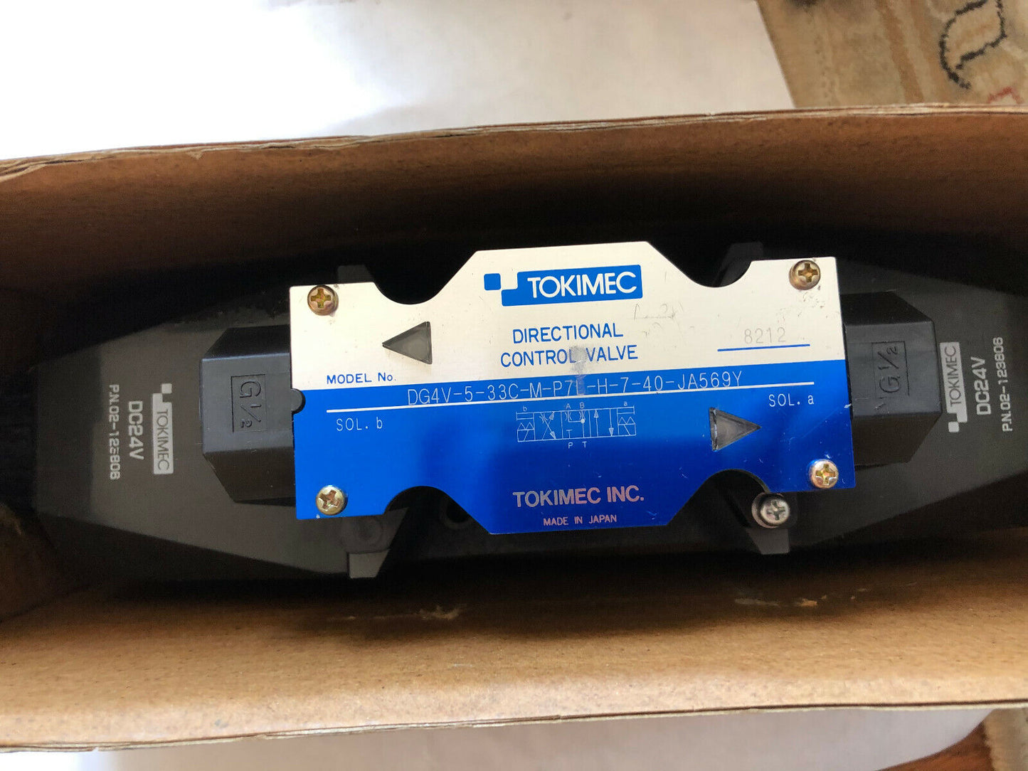 New Tokimec Dg4v-5-33C-M-P7l-H-7-40-Ja569y Directional Control Valve,Ae