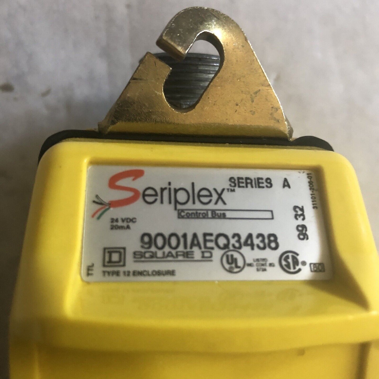 New Seriplex 5 Pin Control Bus 9001Aeq3438 Square D Pendant 24 Vdc,Bw