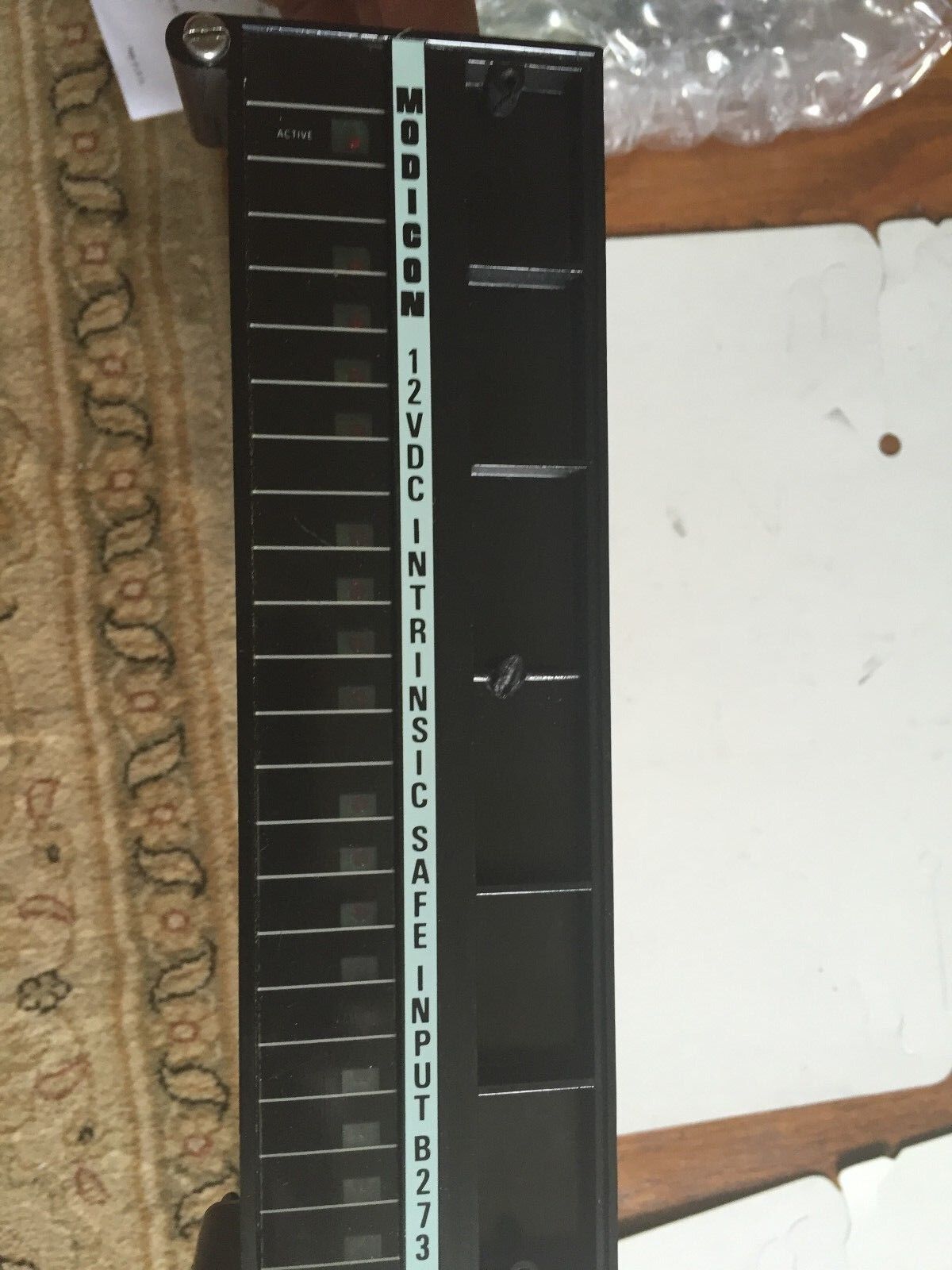 Gould As-B273-001,12 Vdc Input Module,Modicon 12Vdc Intrinsic Safe Input B273,Ee