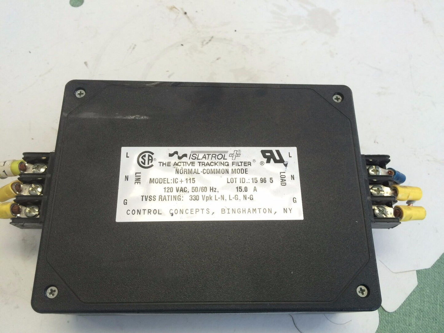 Islatrol Ic-115 Active Tracking Filter Normal-Common Mode,Ct