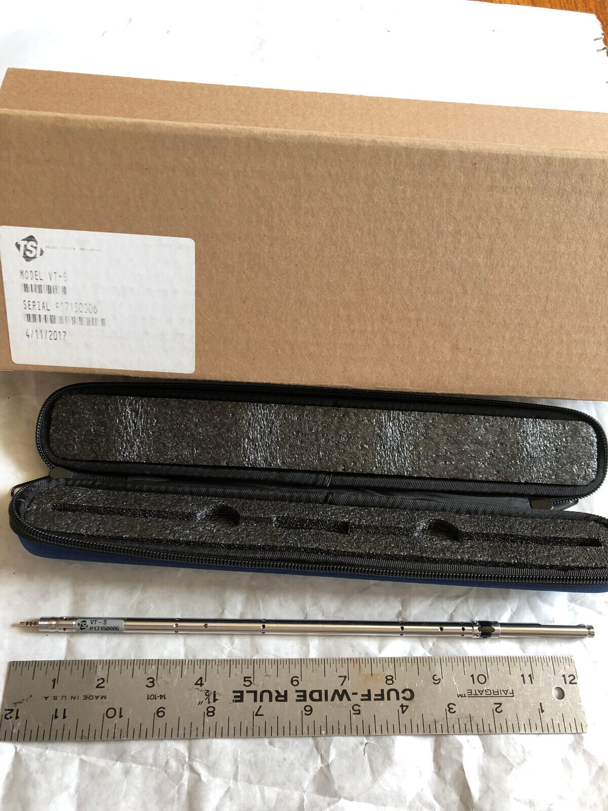 New Tsi Model Vth-S, Airpro Thermoanemometer Straight Probe,Tsi Vth-S,Cu