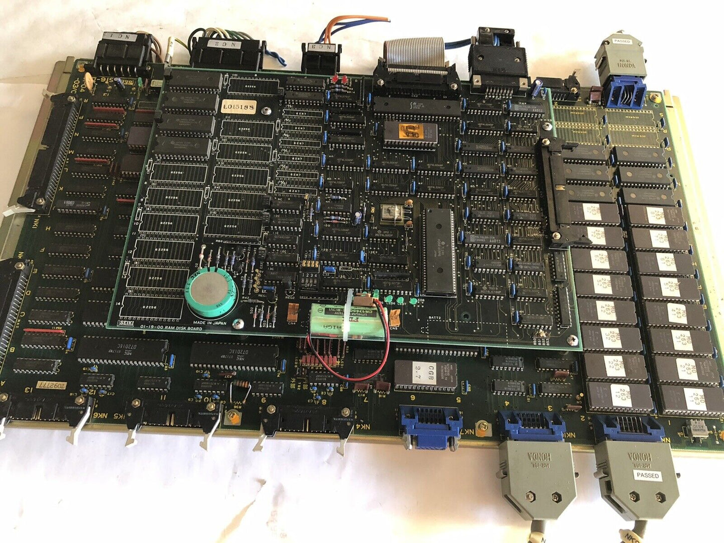 Sanyo Denki Servo Drive S16-Ii,01-04-03/02,Si6ii,Seiki 01-19-00 Ram Disk,Ea