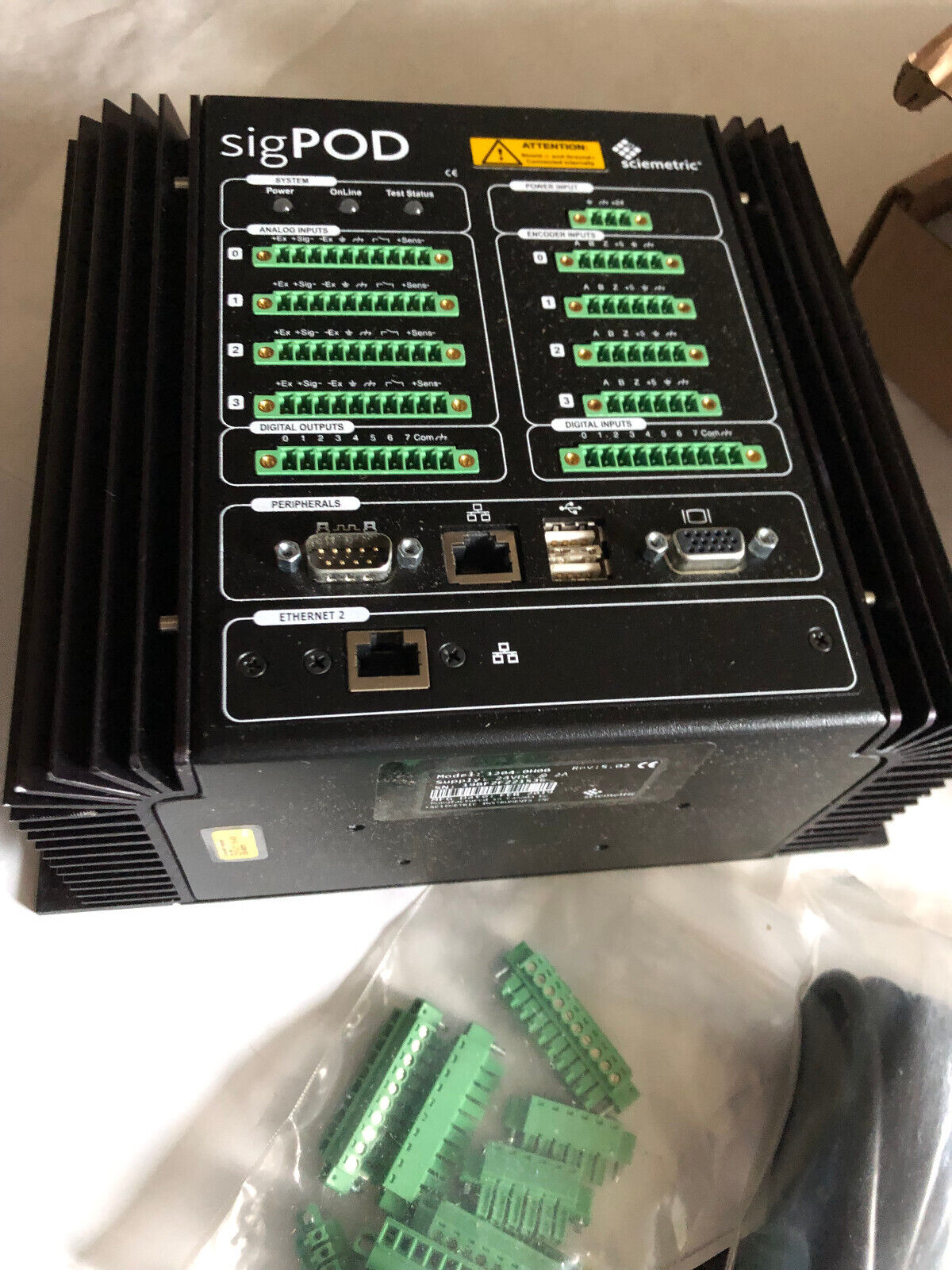 New Sciemetric 1204-0H00 Process Monitor,Sciemetric Sigpod,Sig Pod,1204-Ohoo,Ed