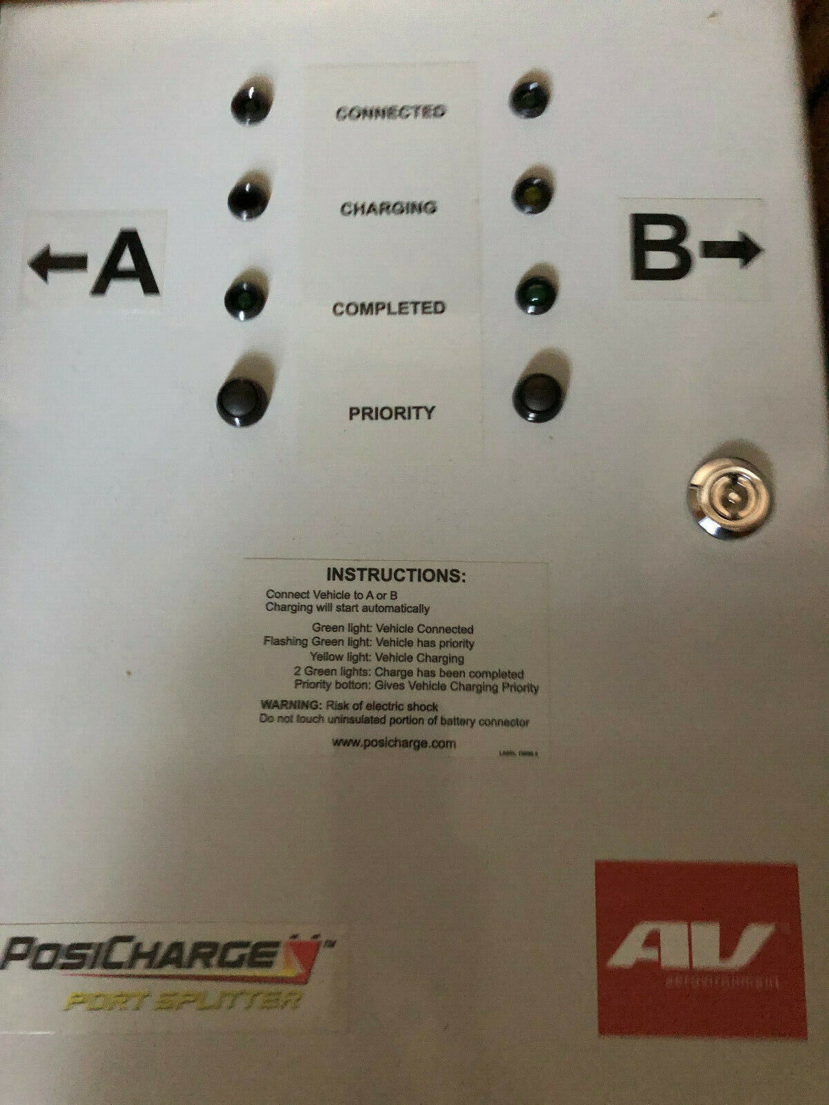 New Posicharge Ps400,Posicharge 13265 Port Splitter,Ar