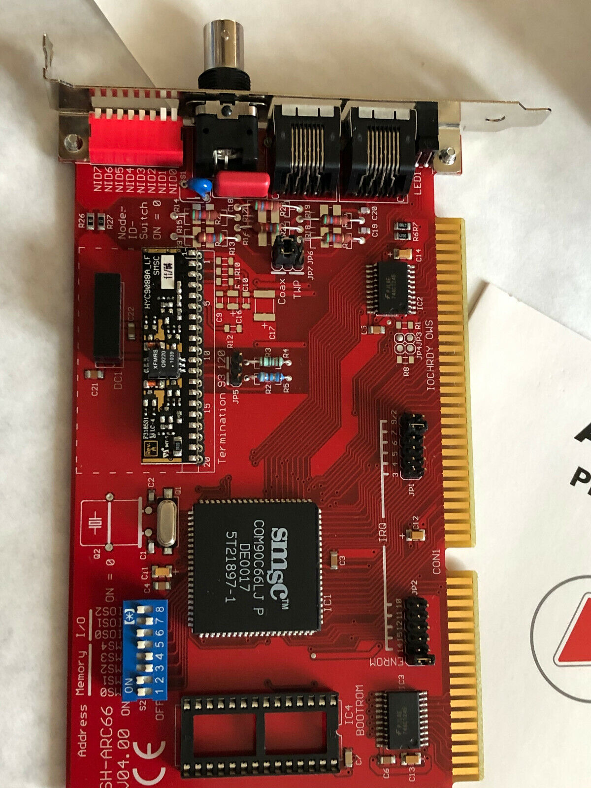 New Sohard Sh-Arc66 V04.00,67782 Arcnet Isa Card,Eb