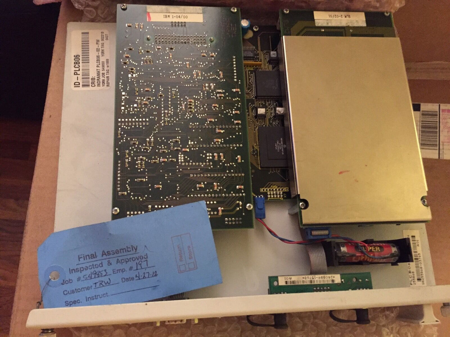 Ingersoll Rand Plcb 06-02,Plcb 06-02-Fw,Ibm1 109-0728-3A12 Interbus-S,Plc3-03,Da