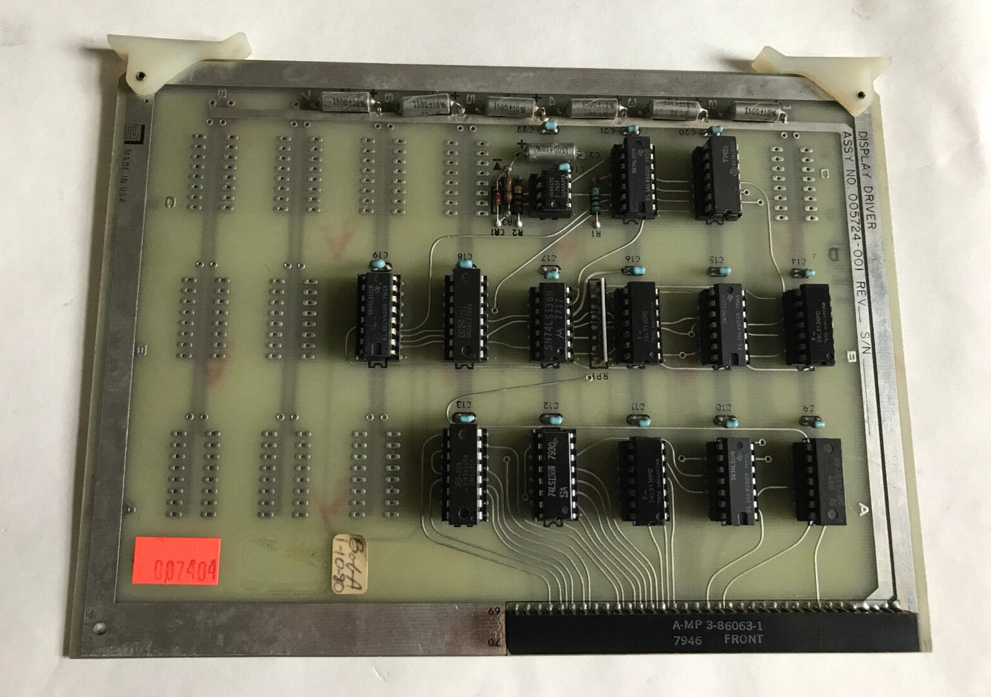 Charmilles Andrews 005724-001 Assy Display Driver Board Pcb 005724-001,Si