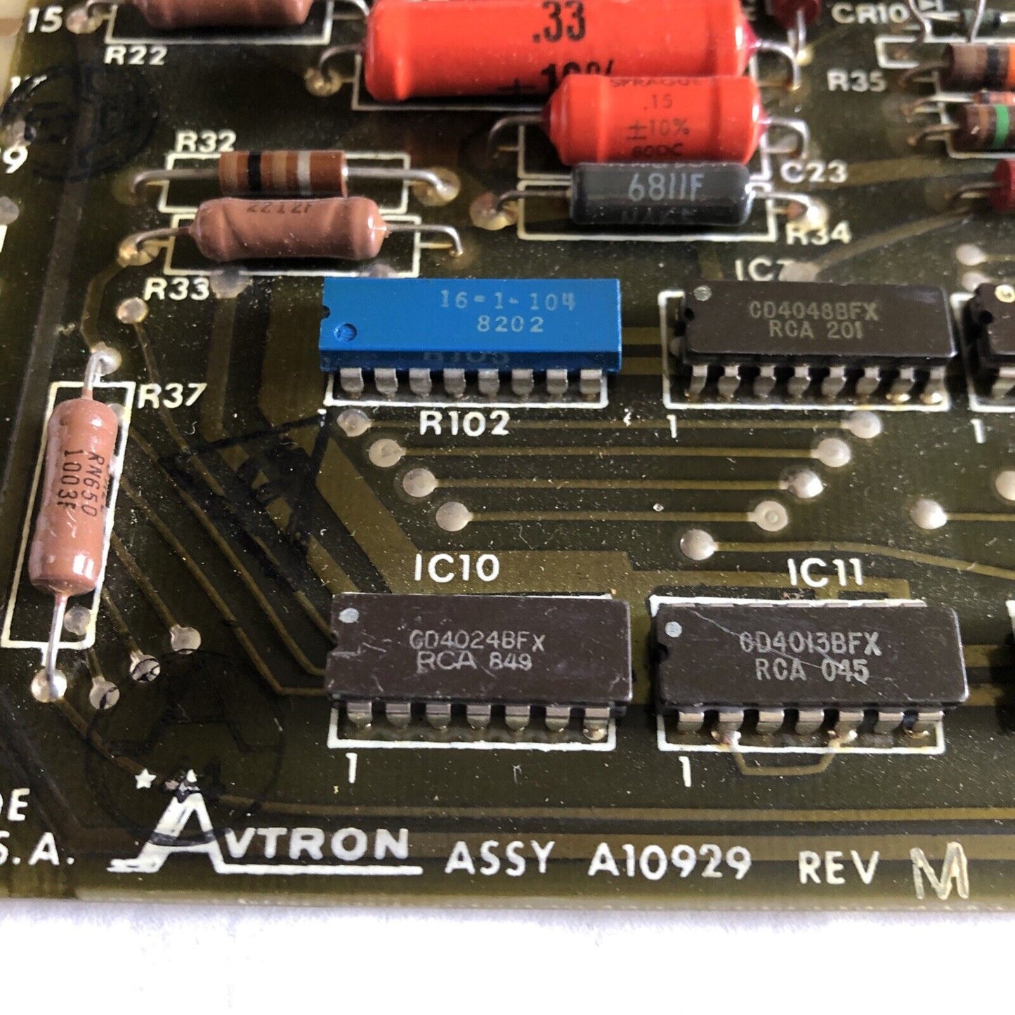 Avtron A10929 Convertor Board Model K660c For Westinghouse Drive,1861A19,Tg