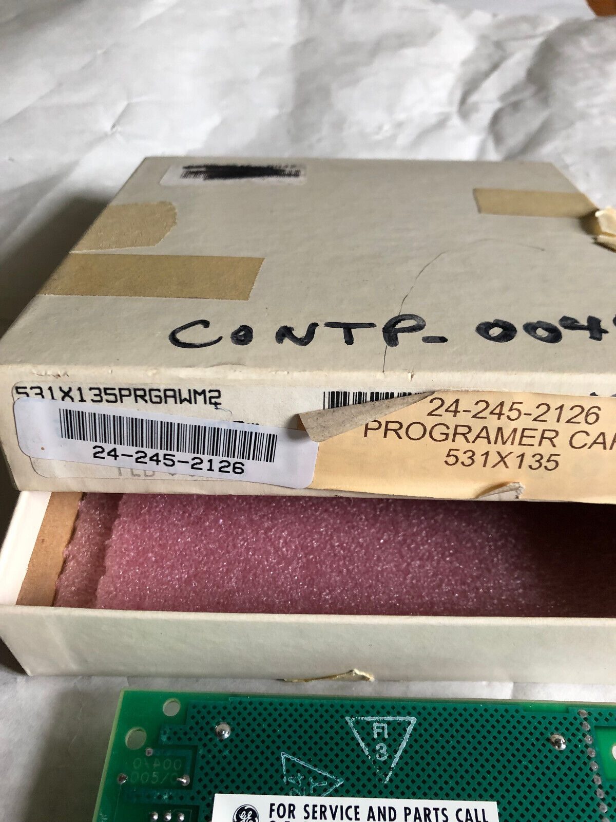 Ge 531X135prgawm2 Programmer Card,F31x135prgbbg1,F31xi35prgbbg1,Cy