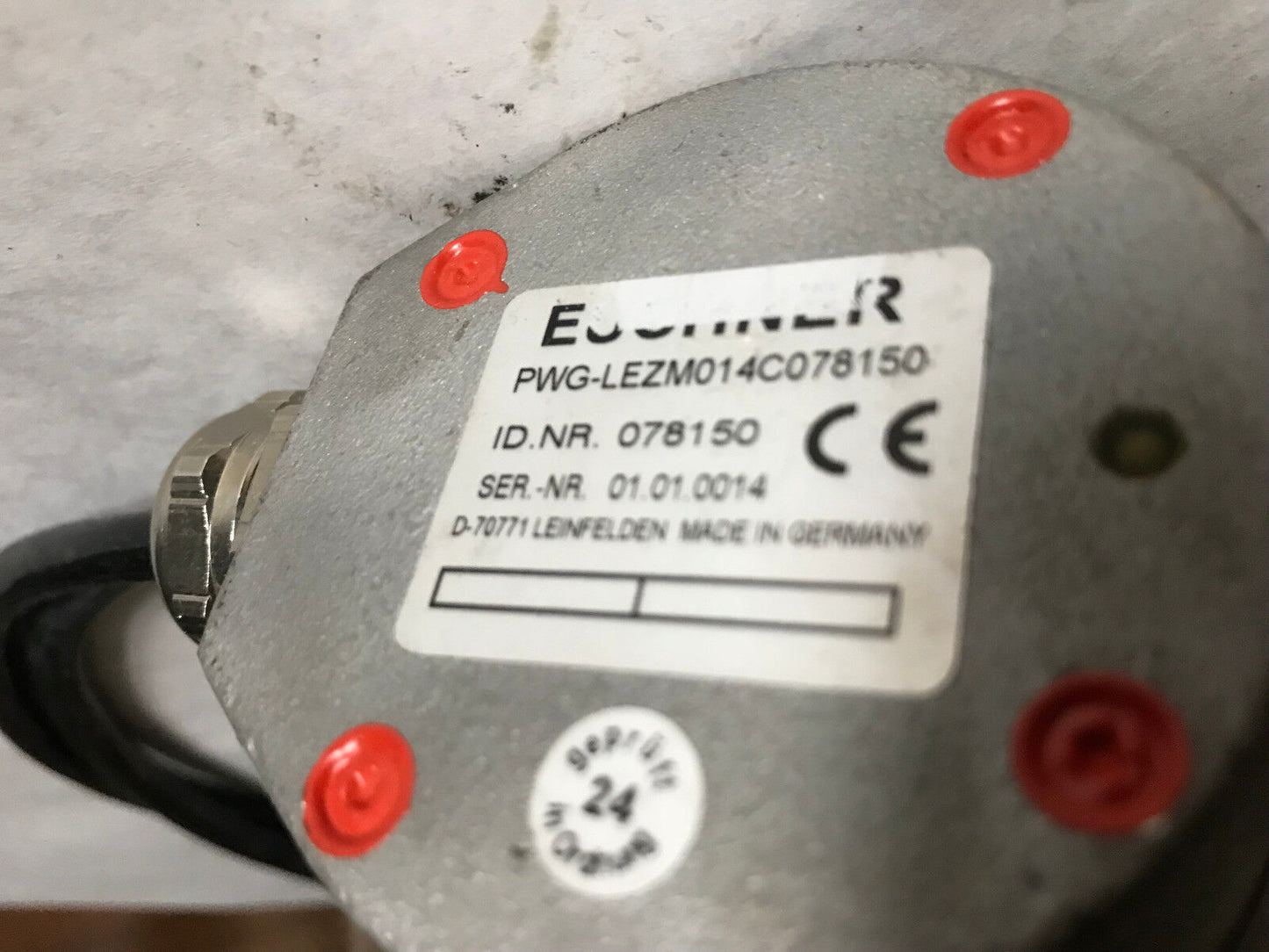 Euchner Pwg-Lezm014c078150 Rotary Encoder Transducer,078150,Eo