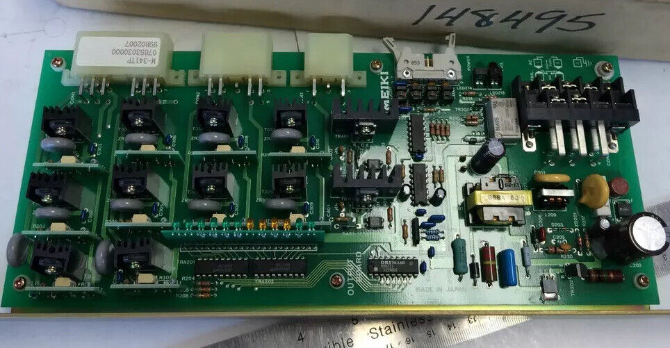 New Meiki Control/Output Circuit Board M-341Tp, 07653030000,Fj