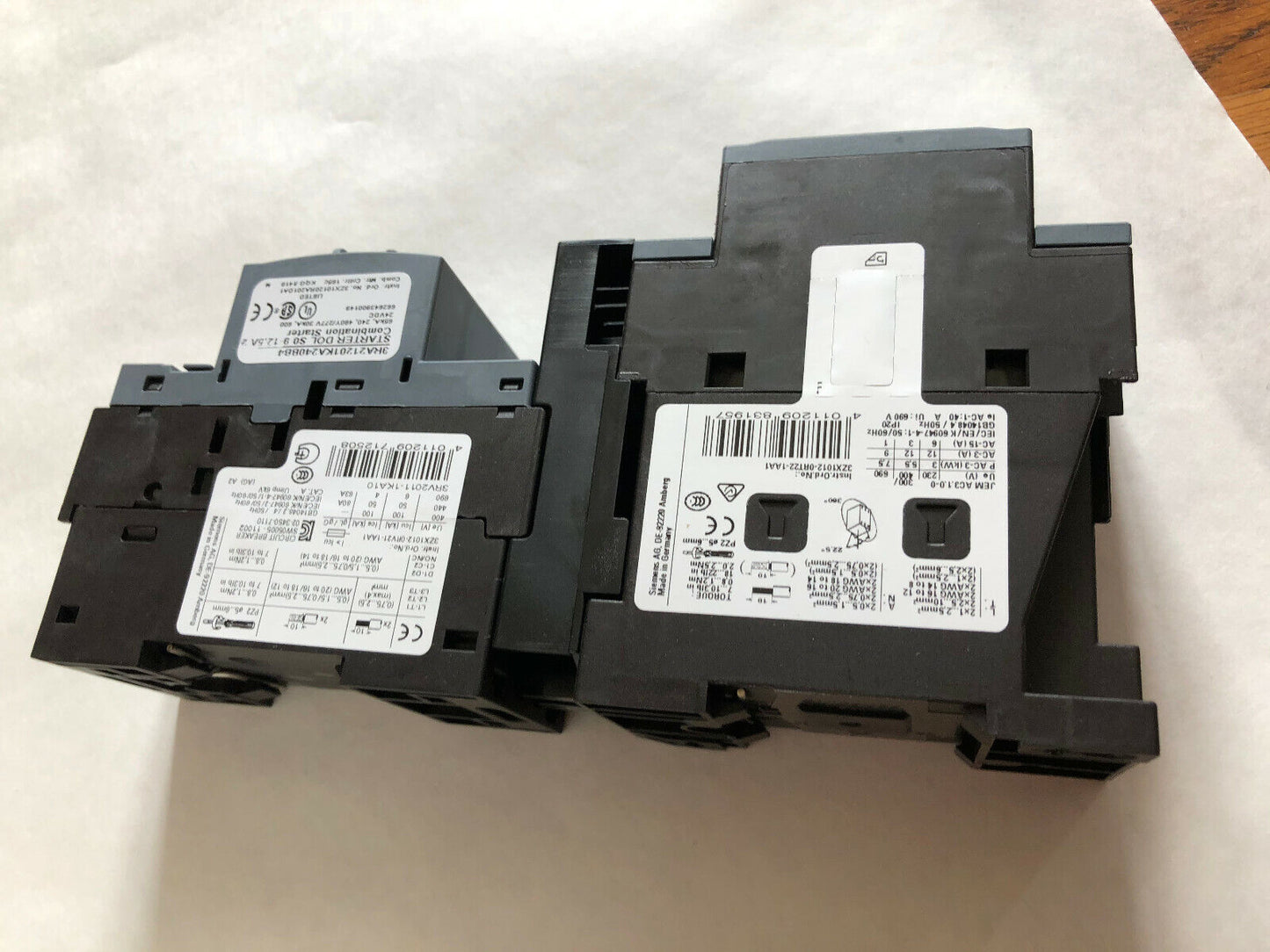 New Siemens 3Ra21201ka240bb4 Combination Starter,3Rv2011-1Ka10,Ss