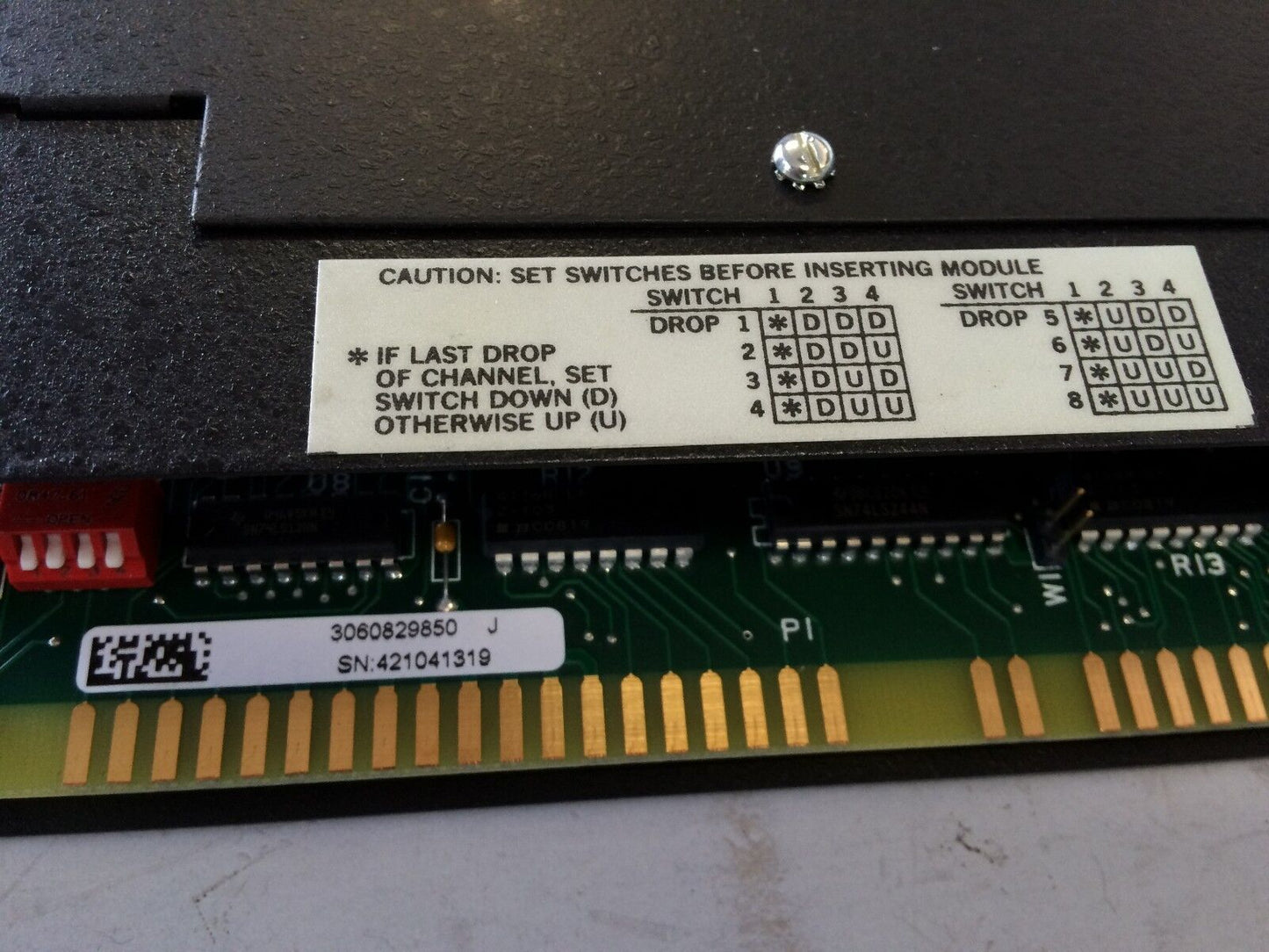 Square-D Class 8030 Type Crm-222 Sy/Max Plc Remote I/O Interface Module,Eg