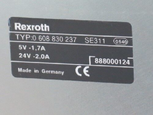 Rexroth 0 608 830 237 Se311 Tightening Controller For Bt300,Rexroth Se311,Fj