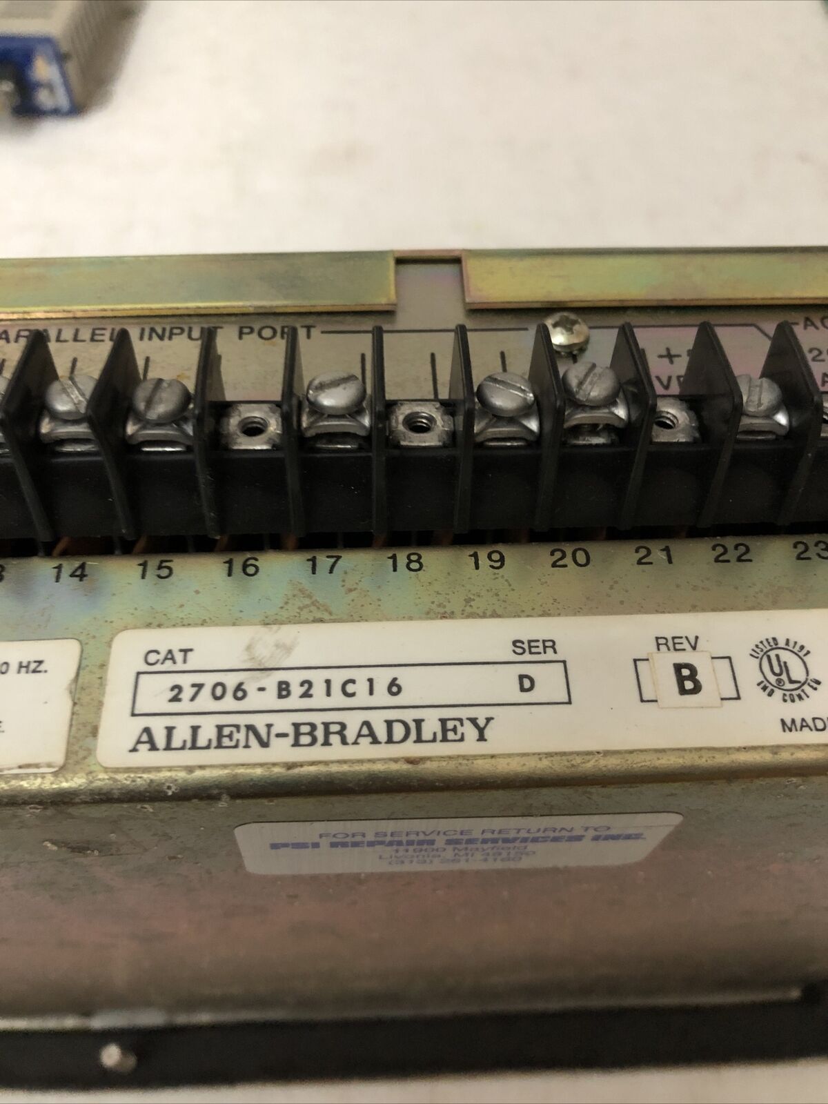 Allen Bradley 2706-B21c16 Operator Interface ,Cr