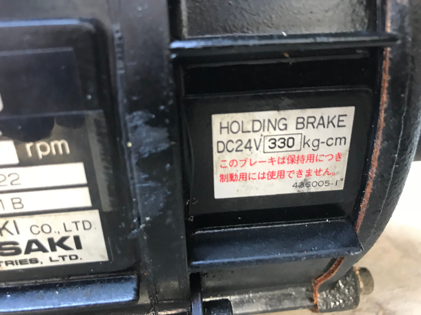 Sanyo Denki 68Bm330lbx22,Kawasaki Bl Super 68Bm330lbx22 Servo Motor,4.2 Kw,Ab