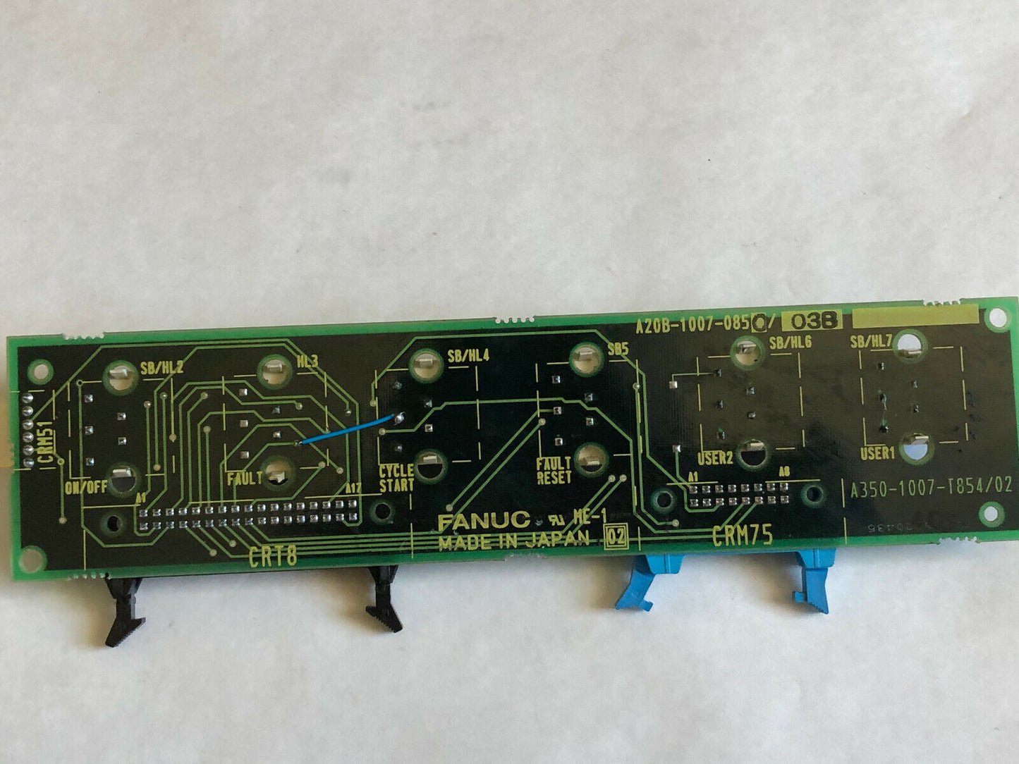 Fanuc A20b-1007-0850/03B Robotic/Plc Switch Led Control Board,A20b-1007-0850,Fj