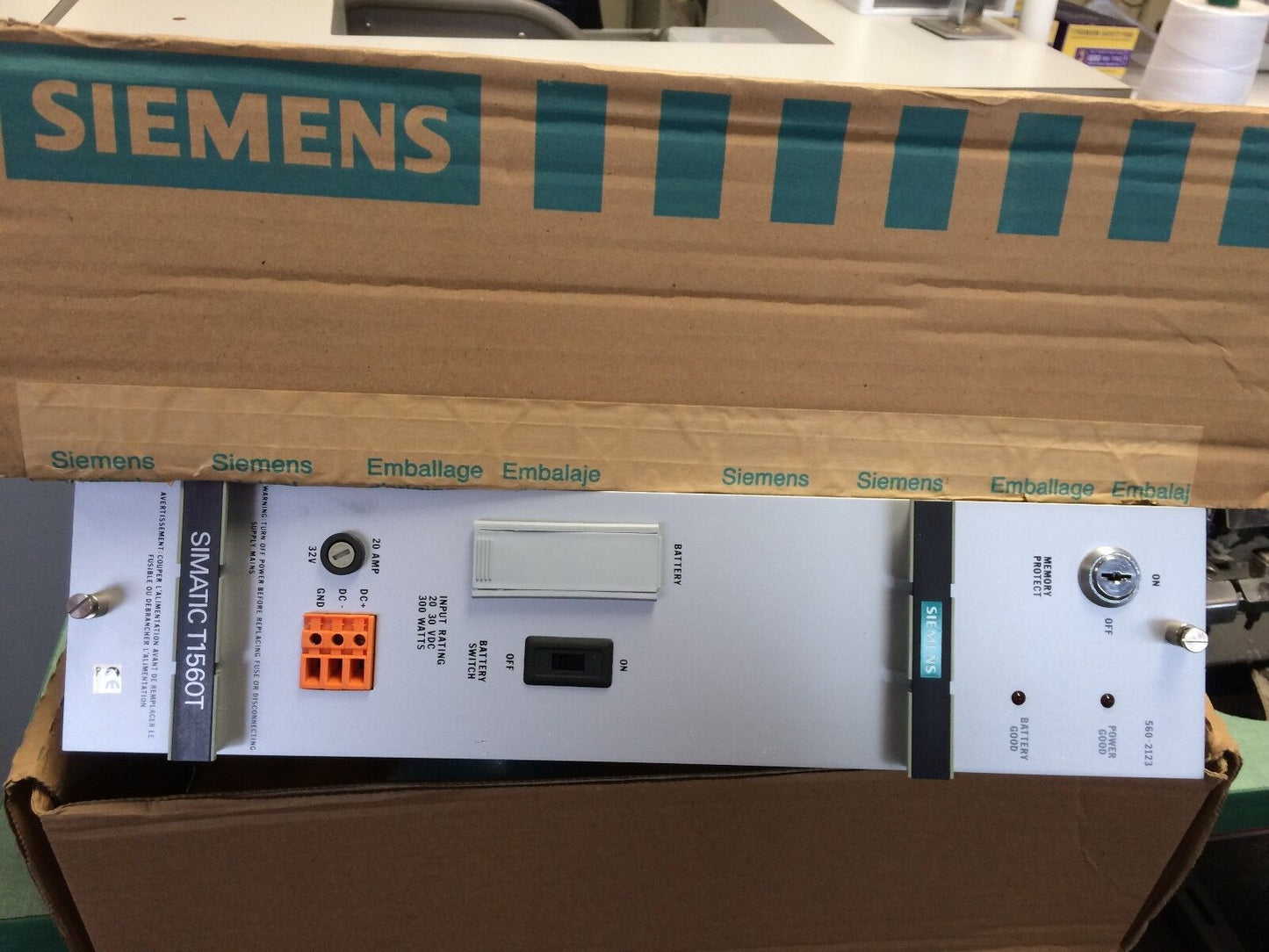Siemens 560-2123,Simatic T1560t Texas 560-2123,Sch2587800,2587802-C,560-21,Ex
