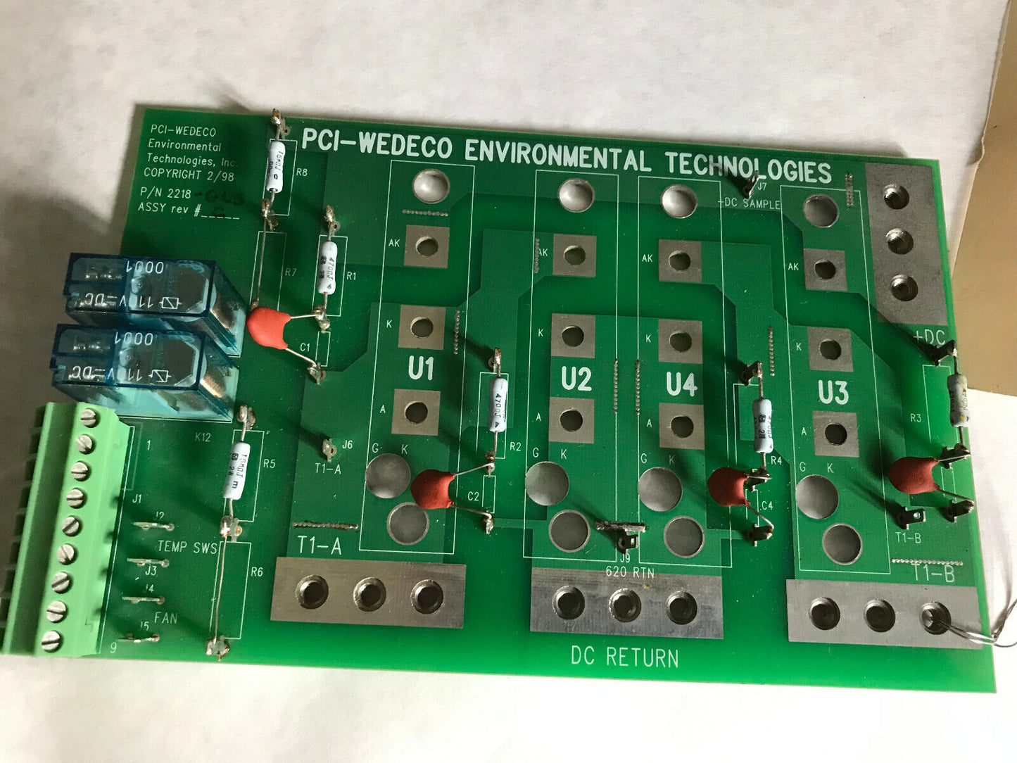 Pci Wedeco 2218, 2218-Gl5 Inverter Board System,2218-Gls,Ac