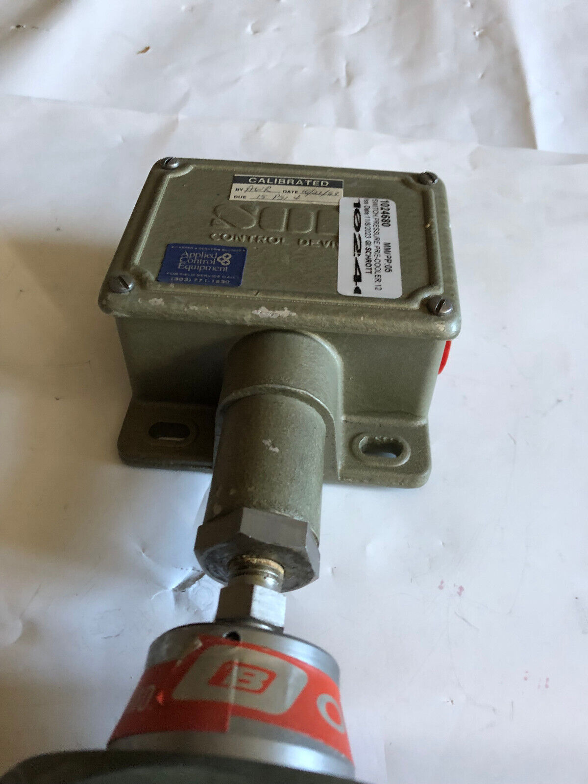 New Sop 6Nn-K3-M2-C1a-Tt Pressure Switch. 12-100Psi,Sop 6Nn-K3-M2-Cia-Tt,Ag