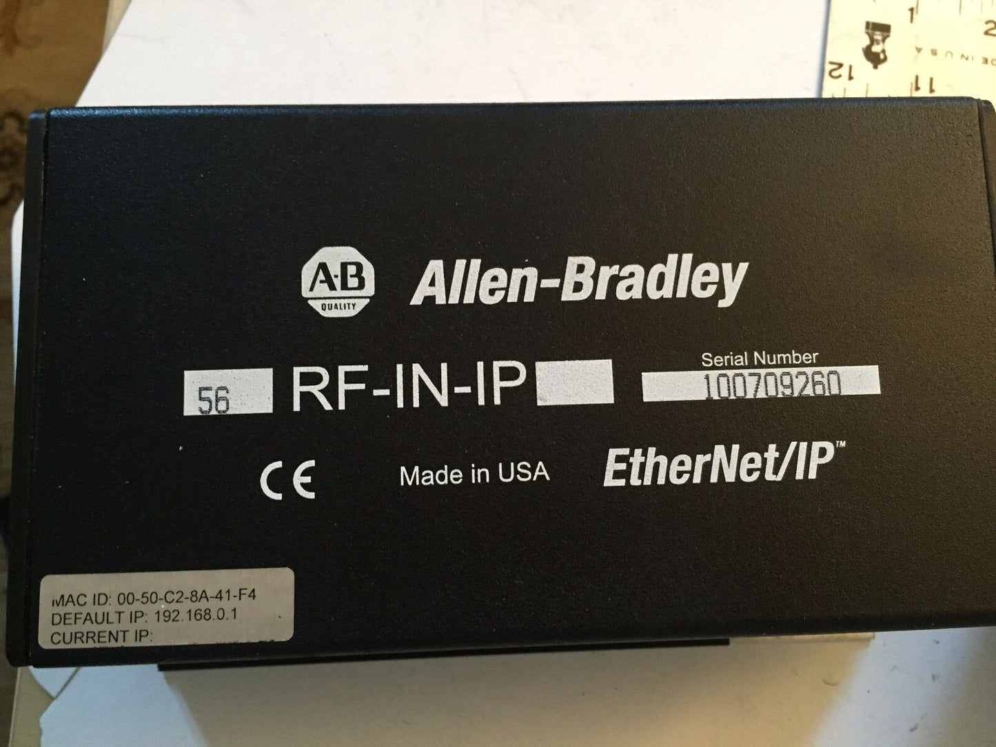 Allen Bradley 56Rf-In-Ip High-Frequency Rfid Transceiver Ethernet/Ip,Cg