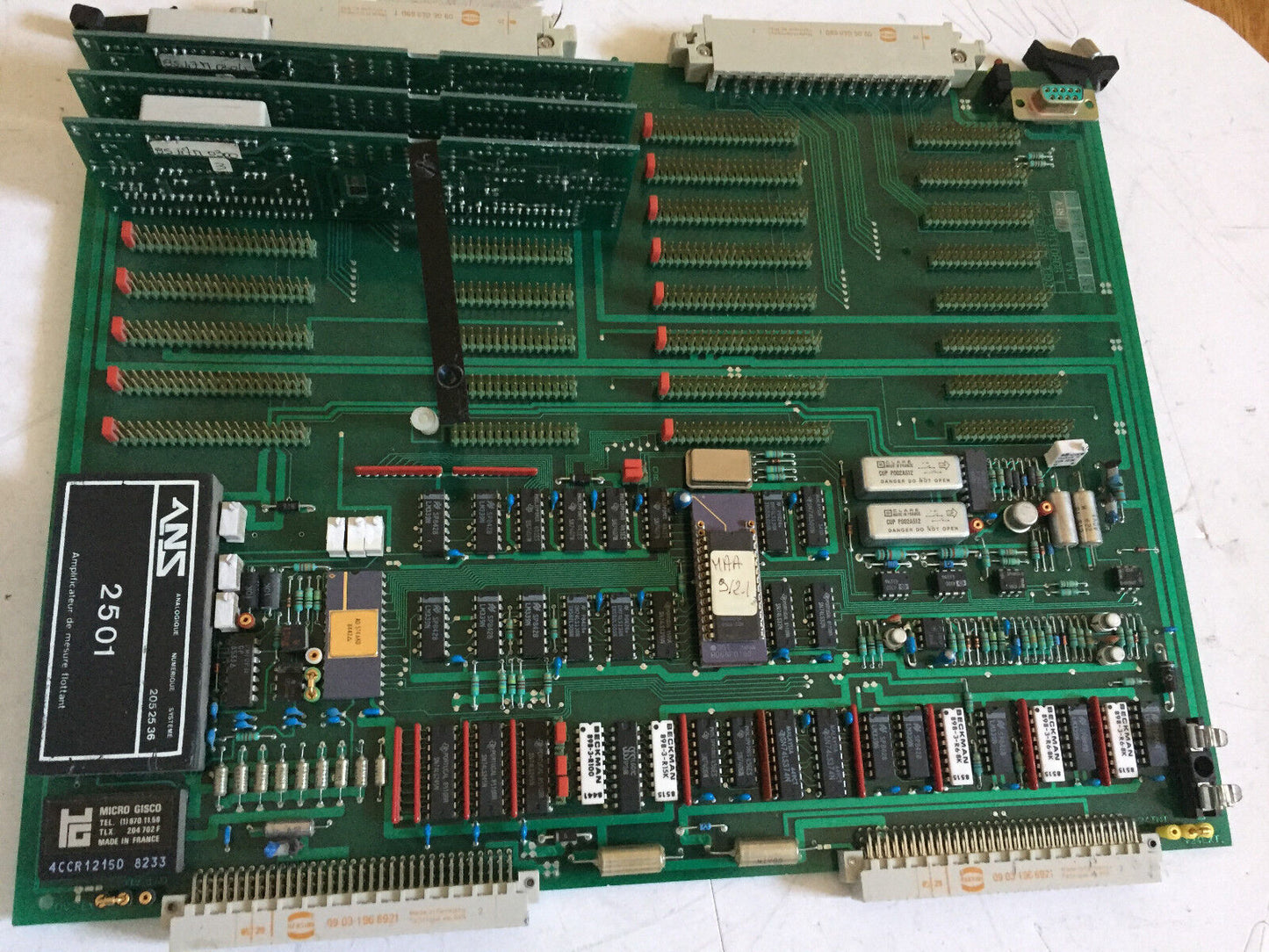 Cgee Alsthom Maa, 90801105-C Rev..C Cgee Alsthom-Red Pcb Board,Cz