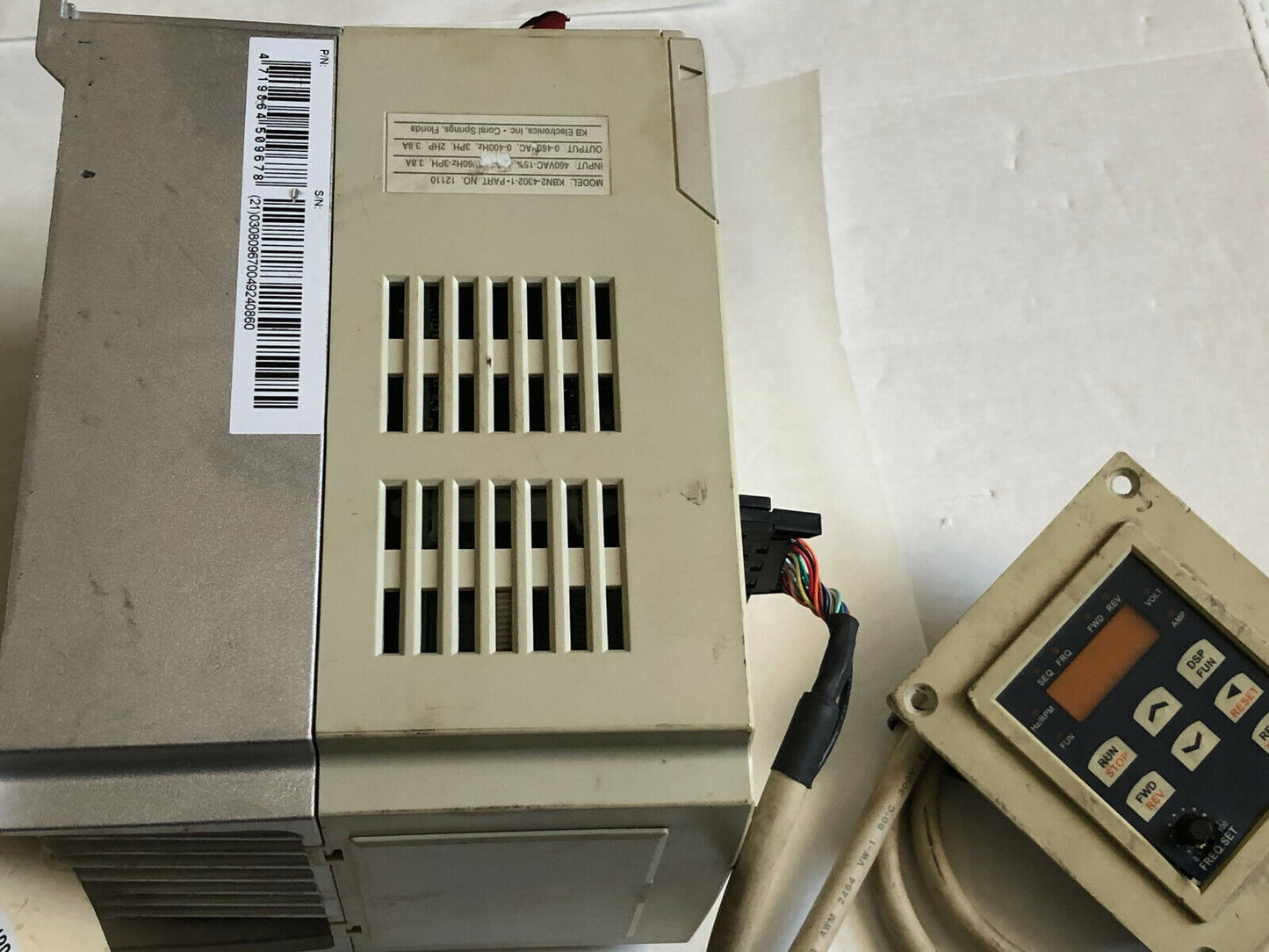 Kb Kbn2-4302-1,Kbn2-4302-1 Part No. 12110,Genesis N2 Ac Inverter,2Hp,Ndop-01,Ek