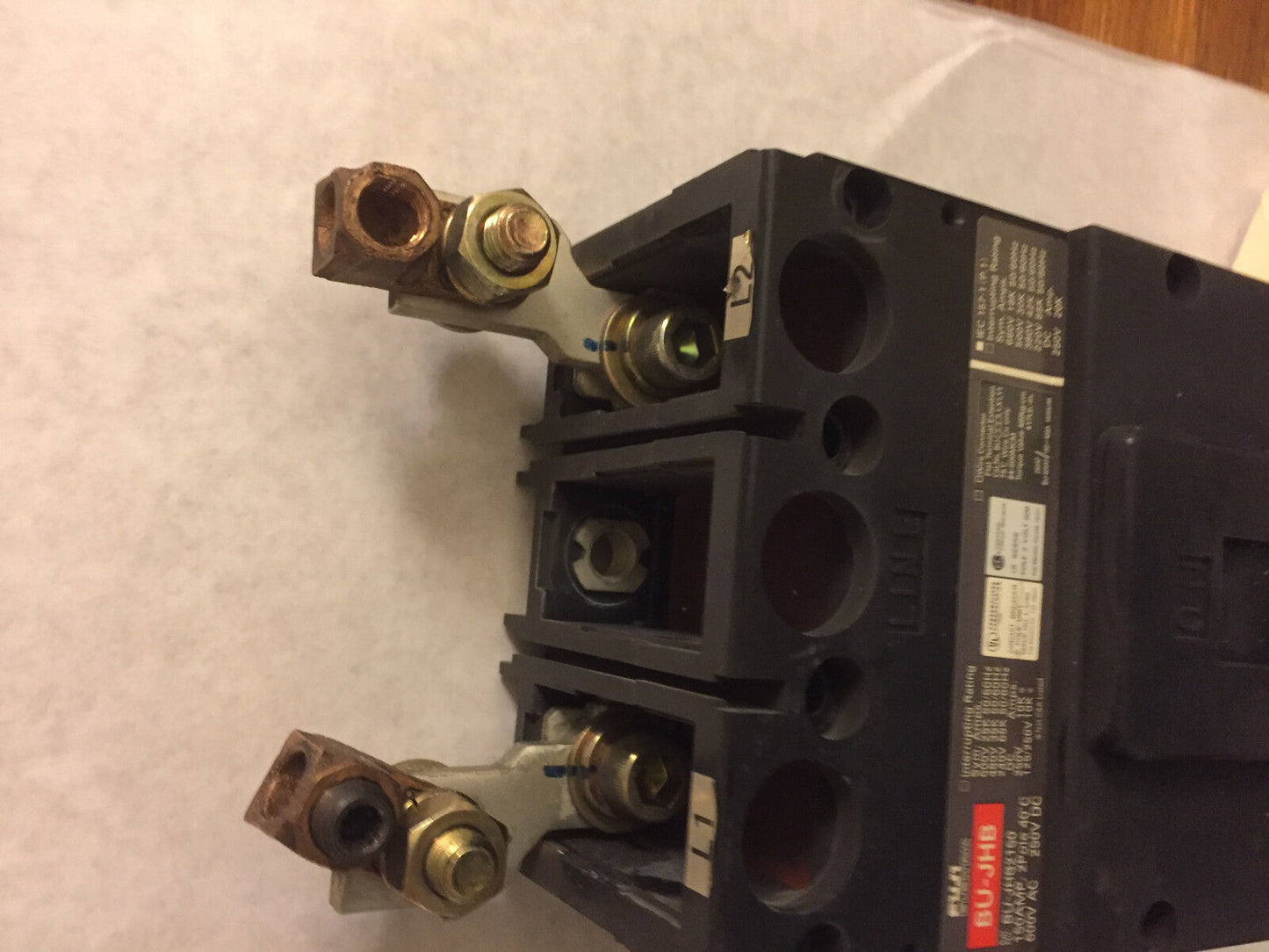 Fuji Bu-Jhb2150,Fuji Bu-Jhb Circuit Breaker,150 Amp, 2Pole,600 Vac/25,Ed