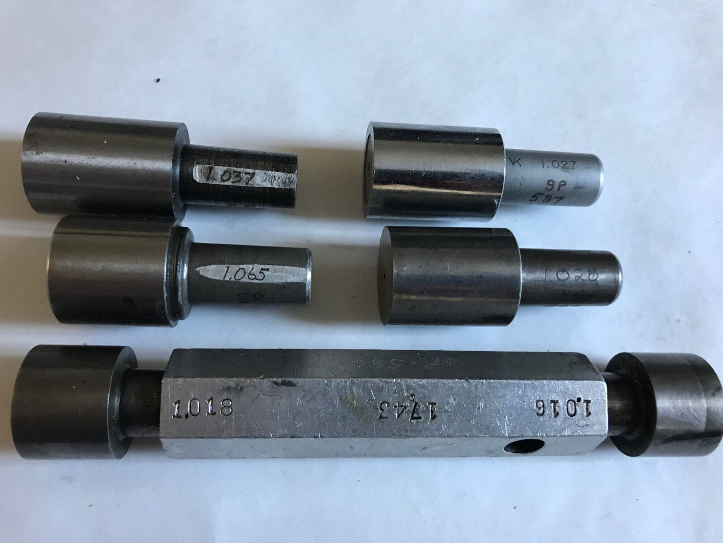 Lot The Pipe Machinery Go No Go Plug Gage 1.016,1.018,1.028,1.027,1.037,1.065,Sh