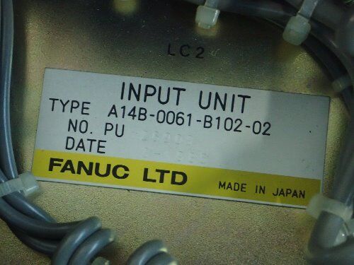 Fanuc A14b-0061-B102-02 Input Uni,Fuji Fmc-3,A80l-0001-0172 Inut Unit,Ba