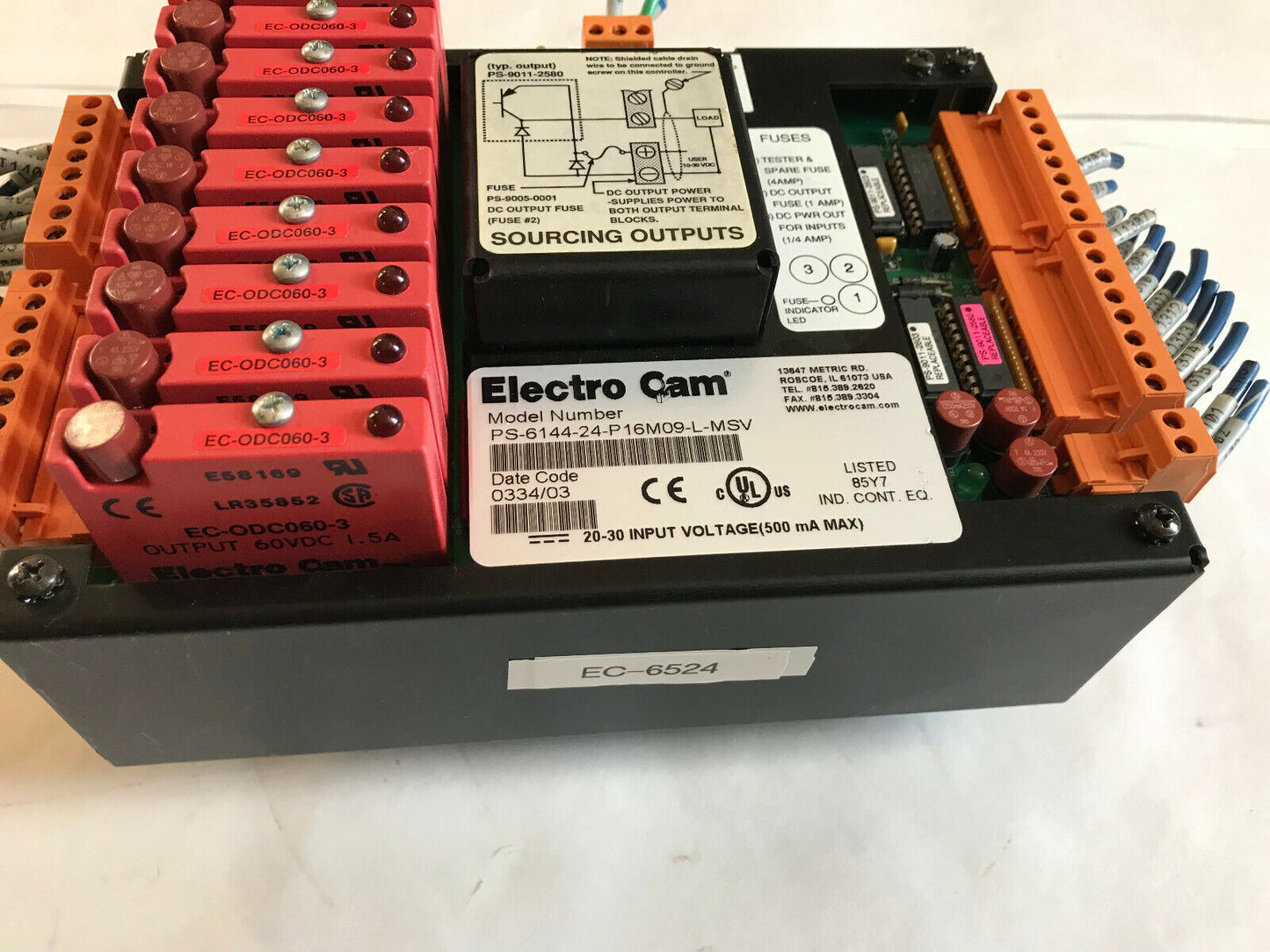 Electro Cam Ps-6144-24P16m09-L-Msv Keypad Controller,Ps-6144-24P16mo9-L-Msv,Sm