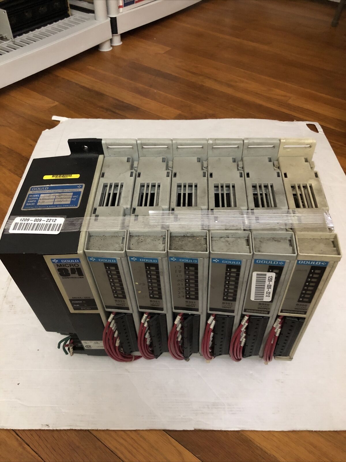 Gould As-M84a-002 Plc System Micro 84 Cpu,I/O's,B351,B350,Cu