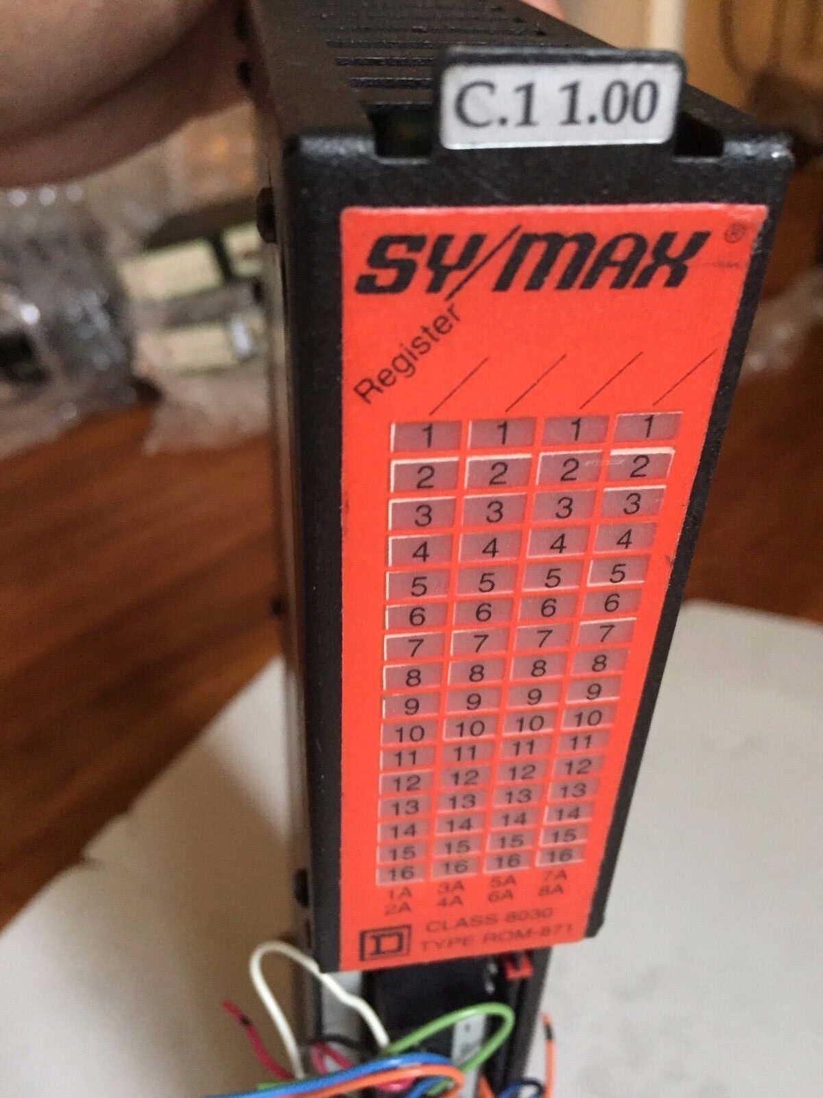 Square-D 8030-Rom-871,Sy/Max C.1,Relay S30608-582-50 Class 8030,Rom871,Eu