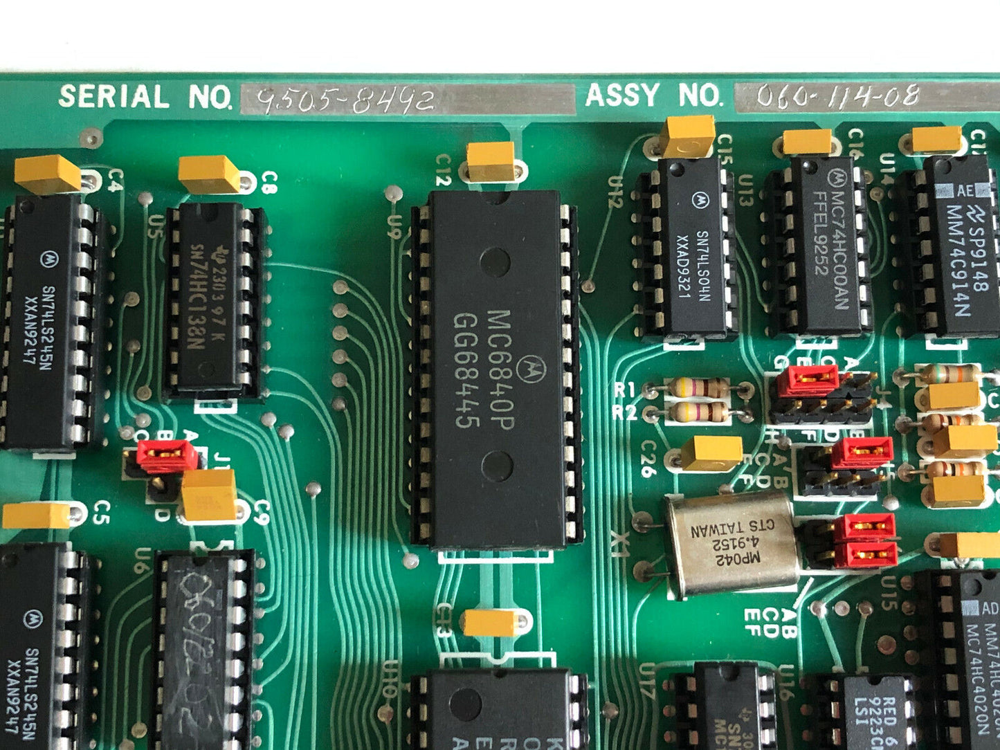 Bachi 060-114-08,11/85 Cpu Circuit Board,Cf