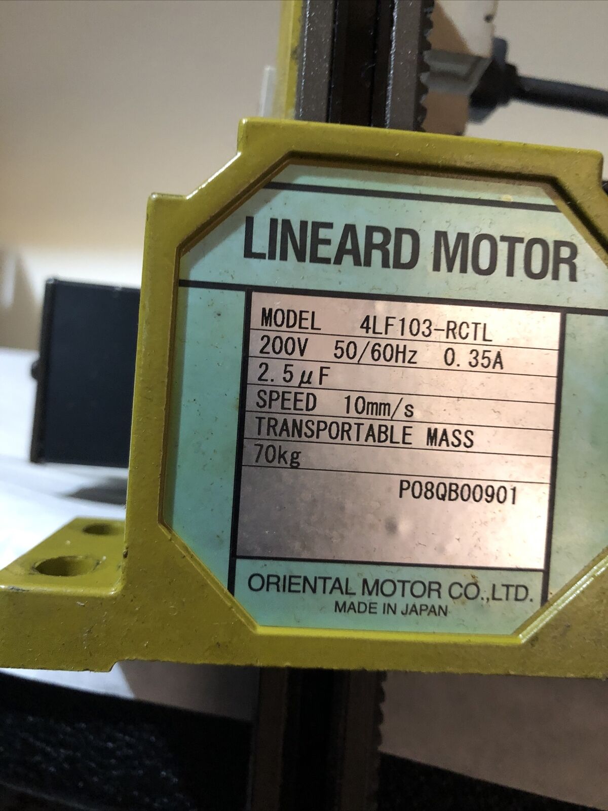 Oriental Motor Brake 4Lf103-Rctl Lineard Motor,200 V Om Omron D4mc-5040,Tj