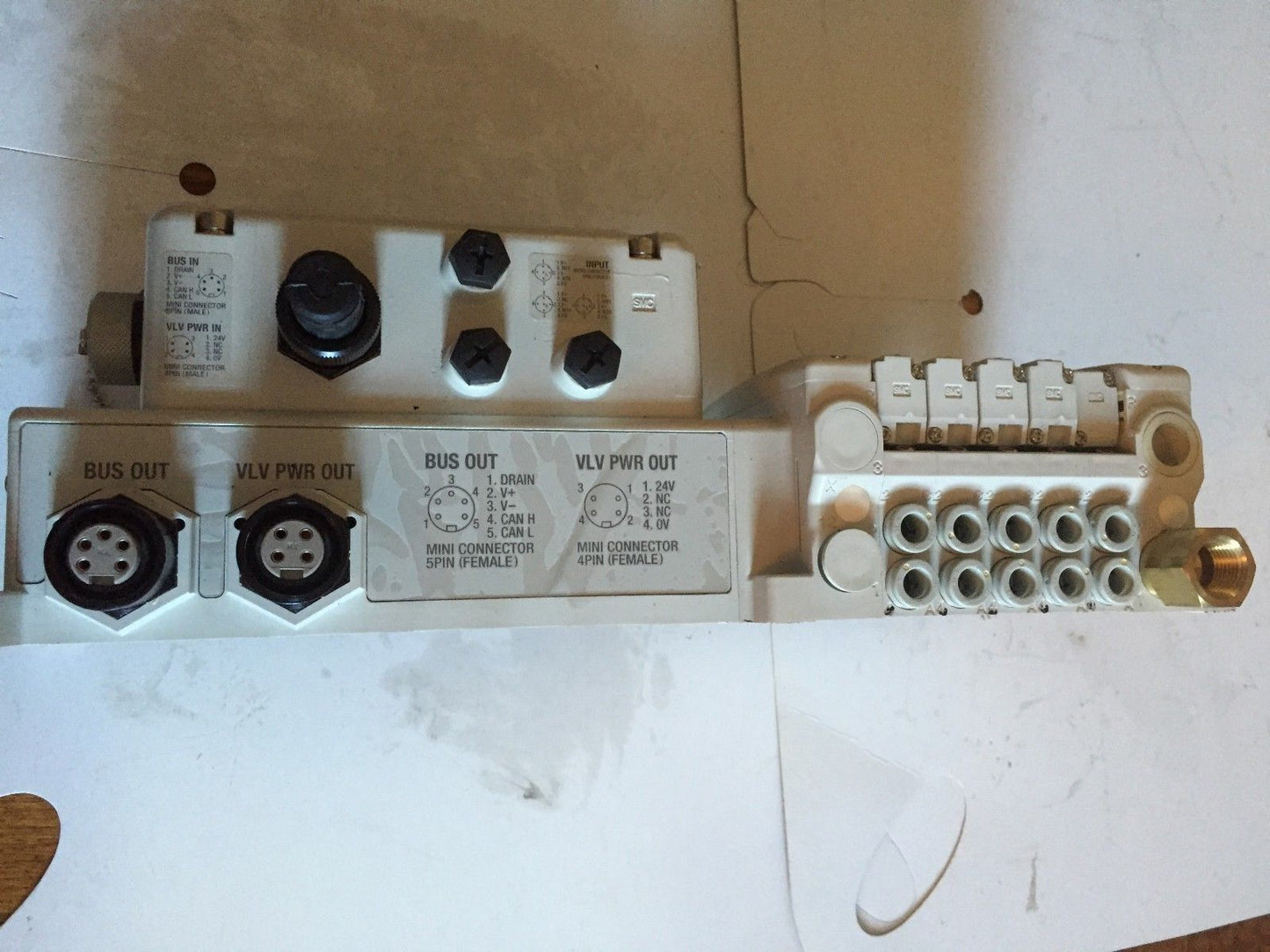 Smc Us2984-40,Ex230-Sdn1,Ex230-Cb2,Vqc2201n-5 Pneumatic Manifold Valve,Bc
