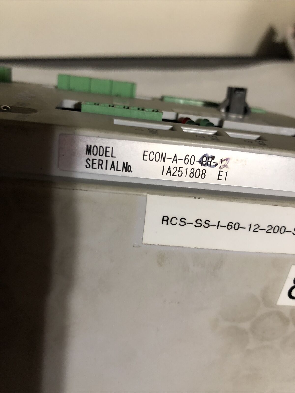 E-Con Iai Ec0n-A-60,Econ-A-60Cc-2,Rcs-Ss-I-60-12-200-S-B-Cr,Econ-A-60-Pr1,Dj